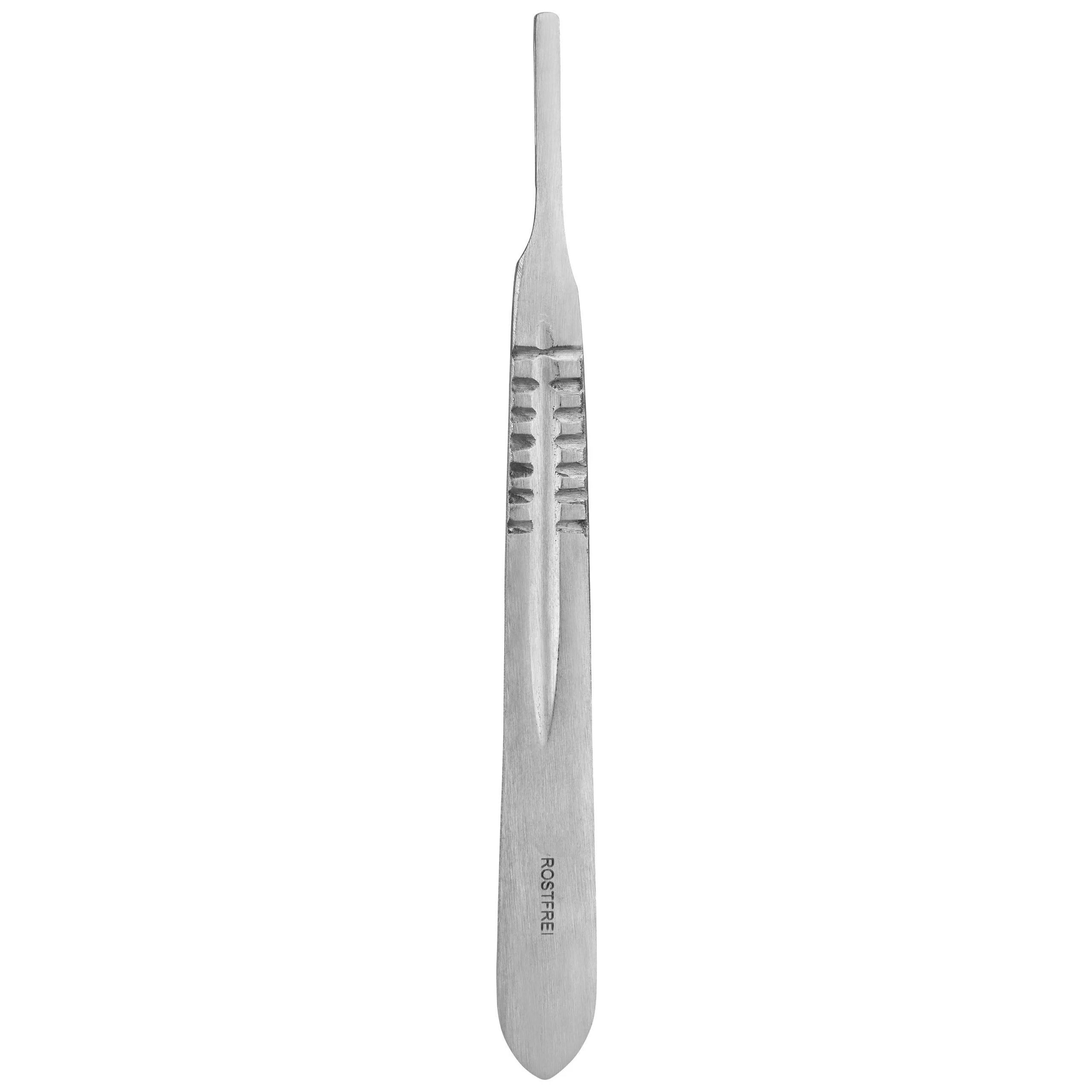 Set of 10 Sterile Scalpel Blades Figure 23 Made of Carbon Steel - Replacement Blades + 1 x Shehadeh - Scalpel Holder - Stainless Steel - Image 5