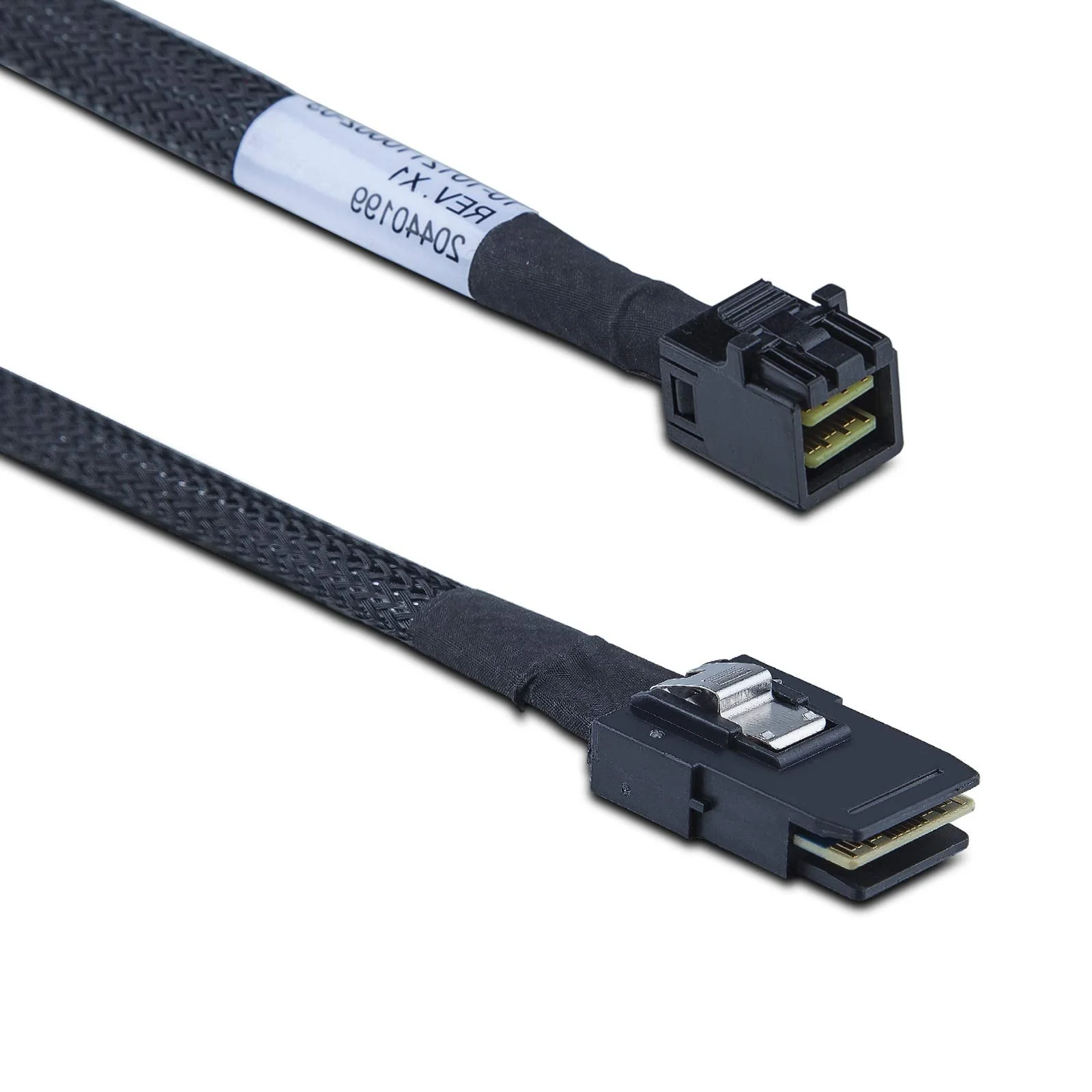 SFF-8643 to SFF-8087 Internal Mini SAS HD Cable, Compatible with Raid Controller Hard Drive, 100-Ohm, 0.8-m(2.6ft), 2 Pack Straight 0.8m - Image 7