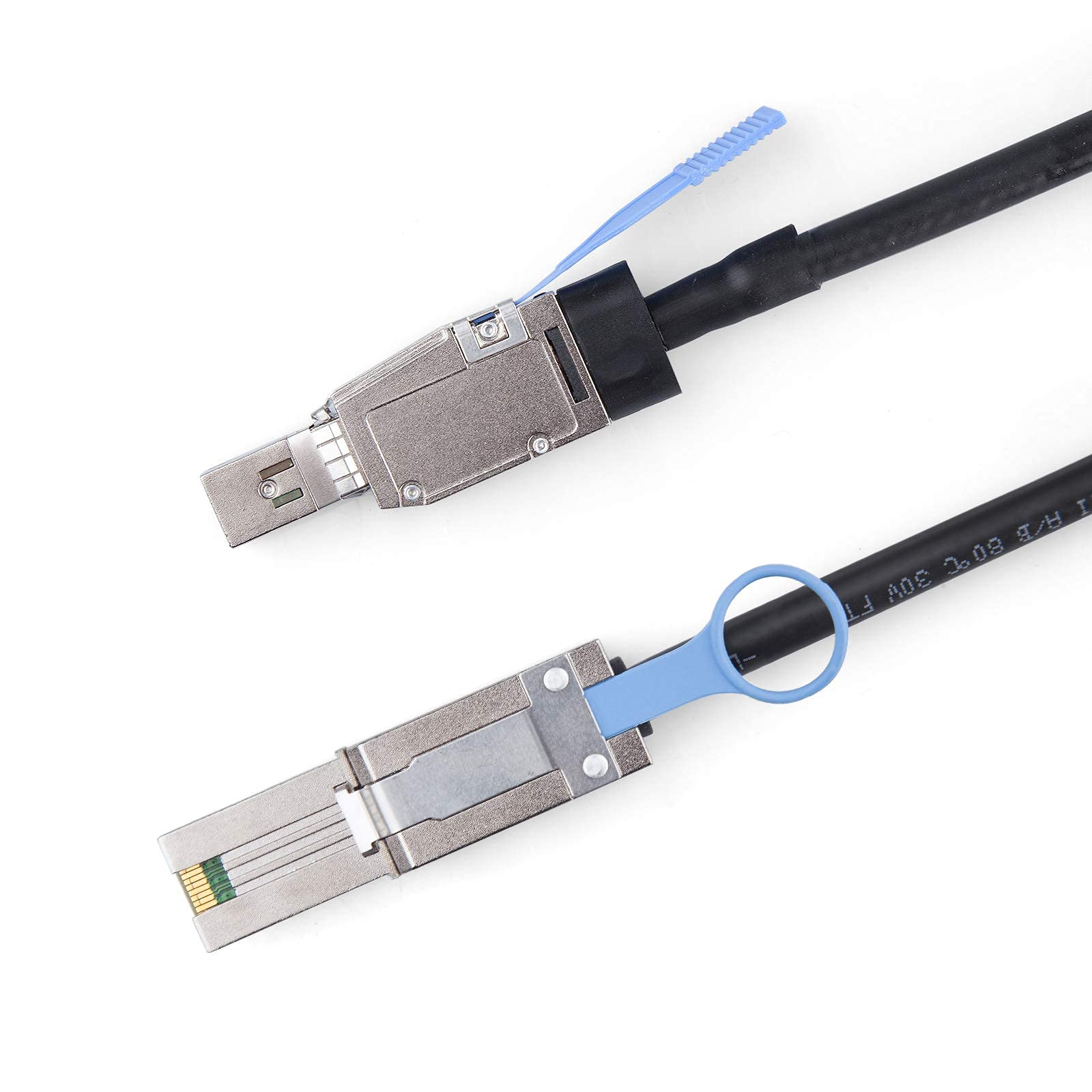 SFF-8644 to Mini SAS SFF-8088 HD Cable, 6Gbps External 26Pin SAS2.0 Hybrid Cable Attached SCSI for Raid Systems, DataCenter, Servers, Workstations and Desktops, 100-Ohm, 0.5-Meter(1.6-ft) SFF-8644 to SFF-8088 0.5m 1