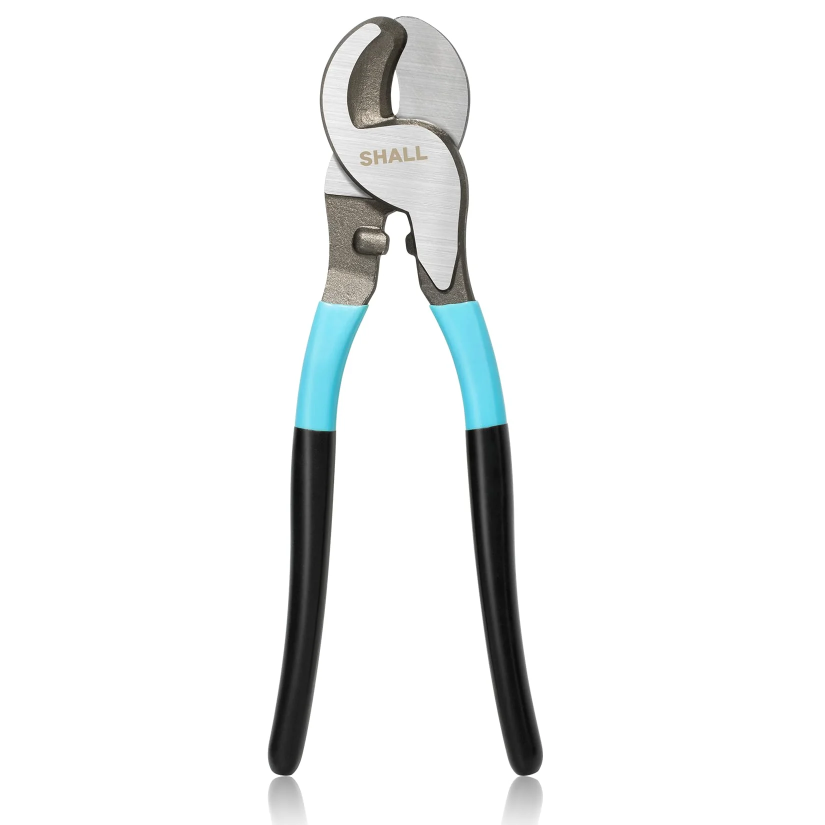 SHALL Cable Cutter 9.44"/240mm High Hardness Cable Cutting Tool with Non-Slip Grip Ideal for Clean Cutting and Stripping Copper Wires
