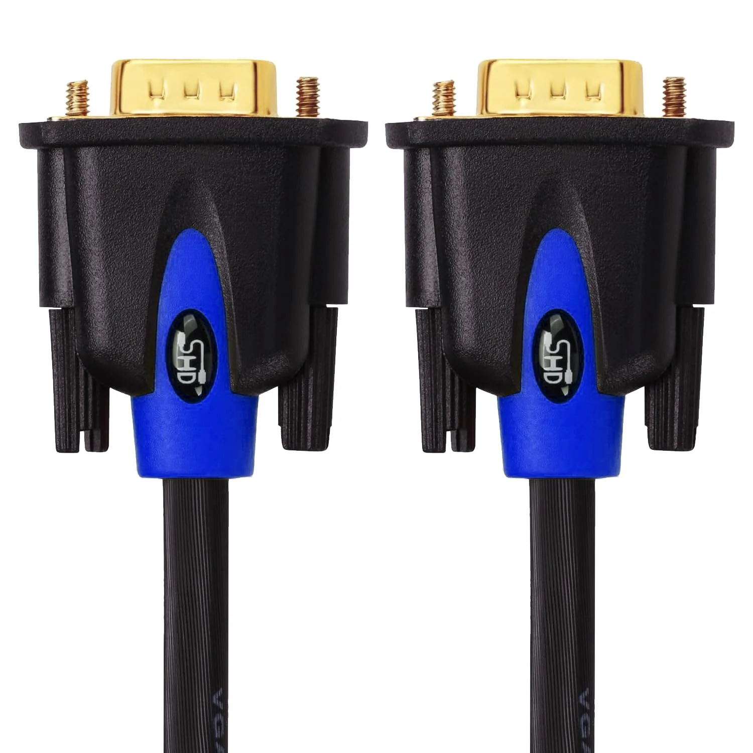SHD VGA Cable, VGA to VGA HD15 Monitor Cable for PC Laptop TV Projector-10Feet 10Feet