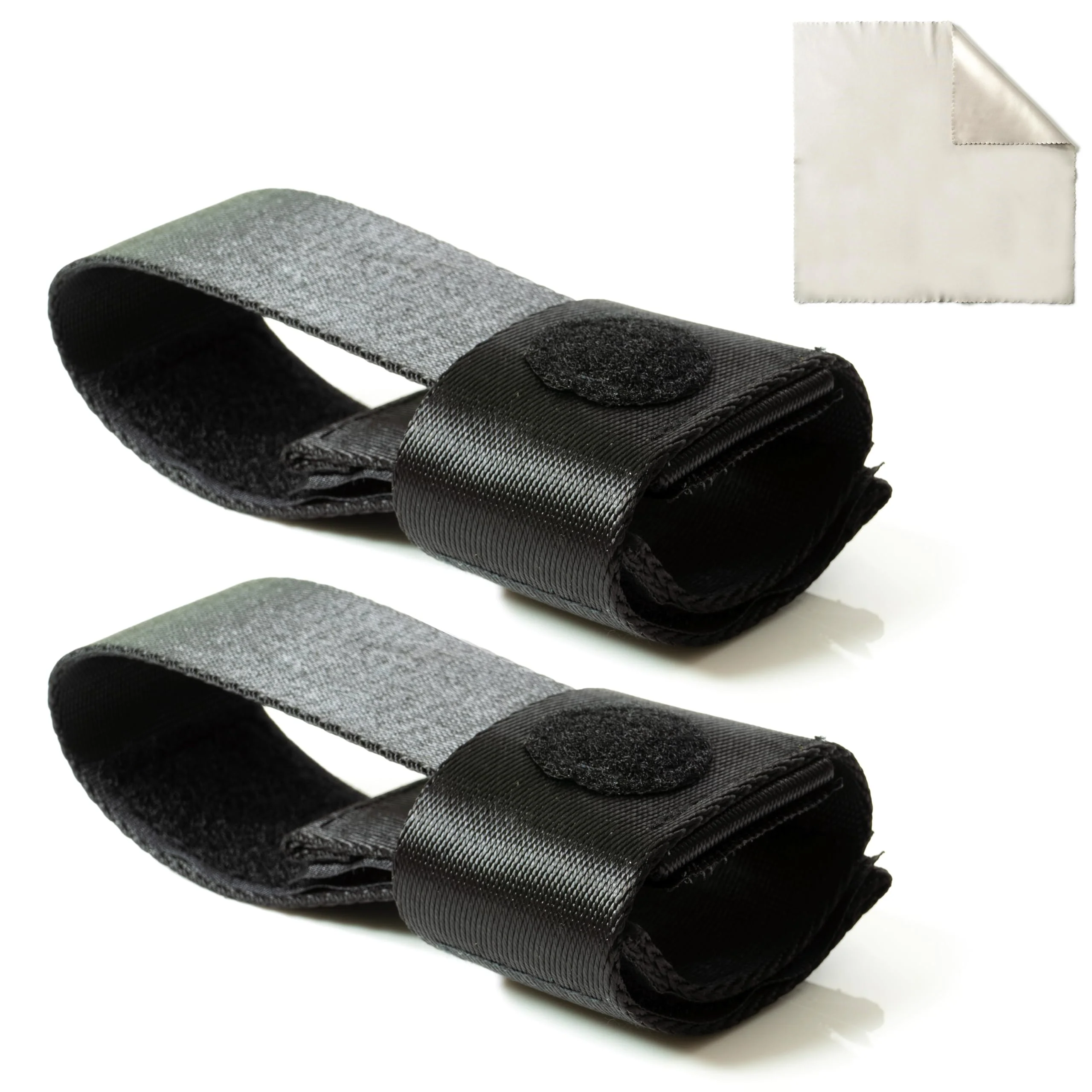 Sherfire Euphonium/Baritone Support Hand Straps - 2 Pack, Adjustable, Ergonomic Design - Includes Microfiber Cleaning Cloth