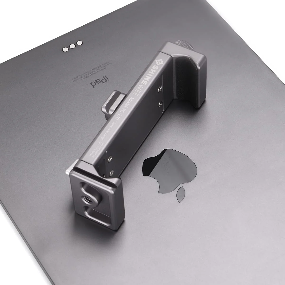 SHINEWEE Full Metal Tablet Tripod Holder - Compatible with iPad mini/Air/Pro | 1/4" Screw & Arca-Swiss Dovetail Mounts | Universal Tablet Clamp Adapter - Image 9