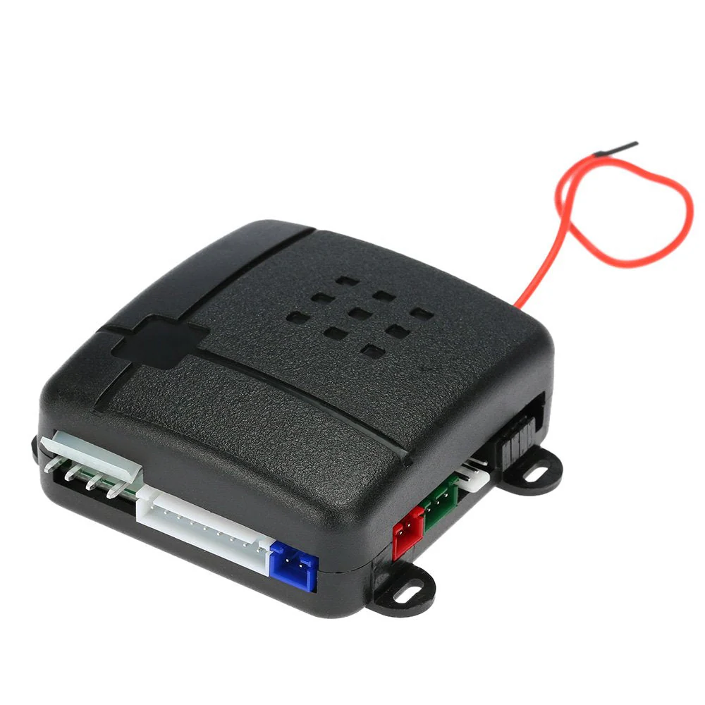 Shkalacar Car Keyless Entry System, Car Security System Burglar Alarm Protection, Anti-Theft System with 2 Black Button Remote Control + Siren+Main Control Unit+Shock Sensor+Wiring Harness - Image 7
