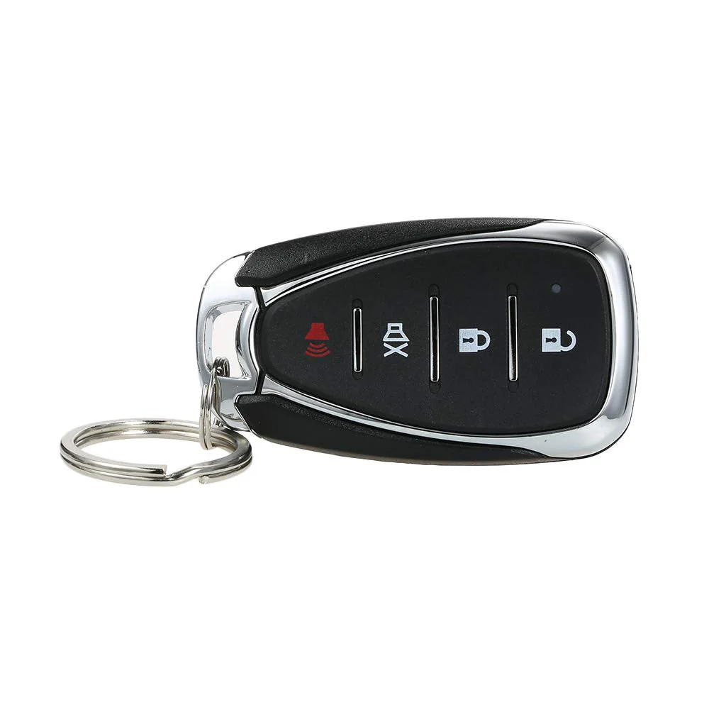 Shkalacar Car Keyless Entry System, Car Security System Burglar Alarm Protection, Anti-Theft System with 2 Black Button Remote Control + Siren+Main Control Unit+Shock Sensor+Wiring Harness - Image 9