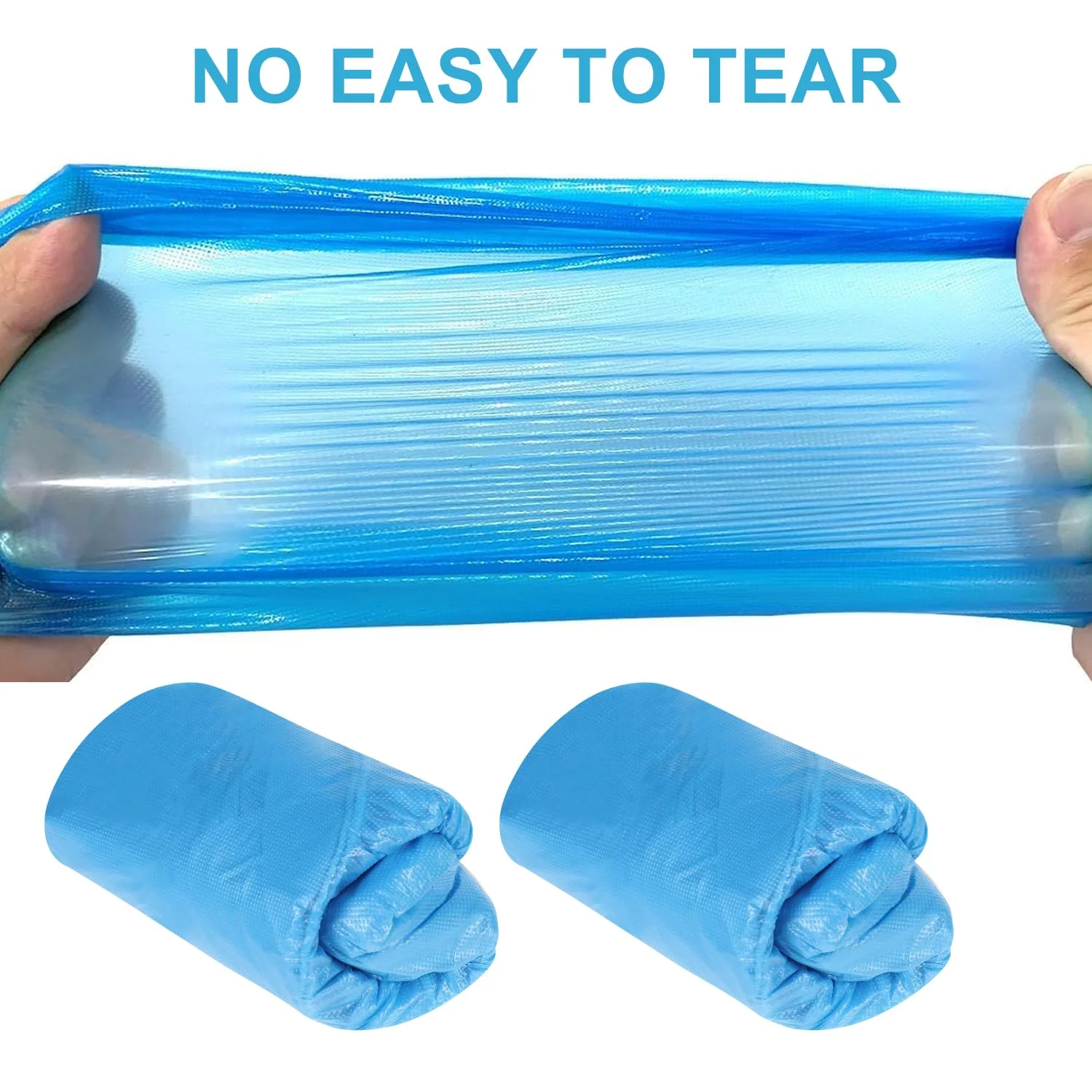 Shoe Covers, Disposable Overshoes, Waterproof Shoe Covers, Disposable Overshoes, Robust Shoe Covers, Disposable for Household, Laboratory, Construction, Garden, Factory, Pack of 100 - Image 3