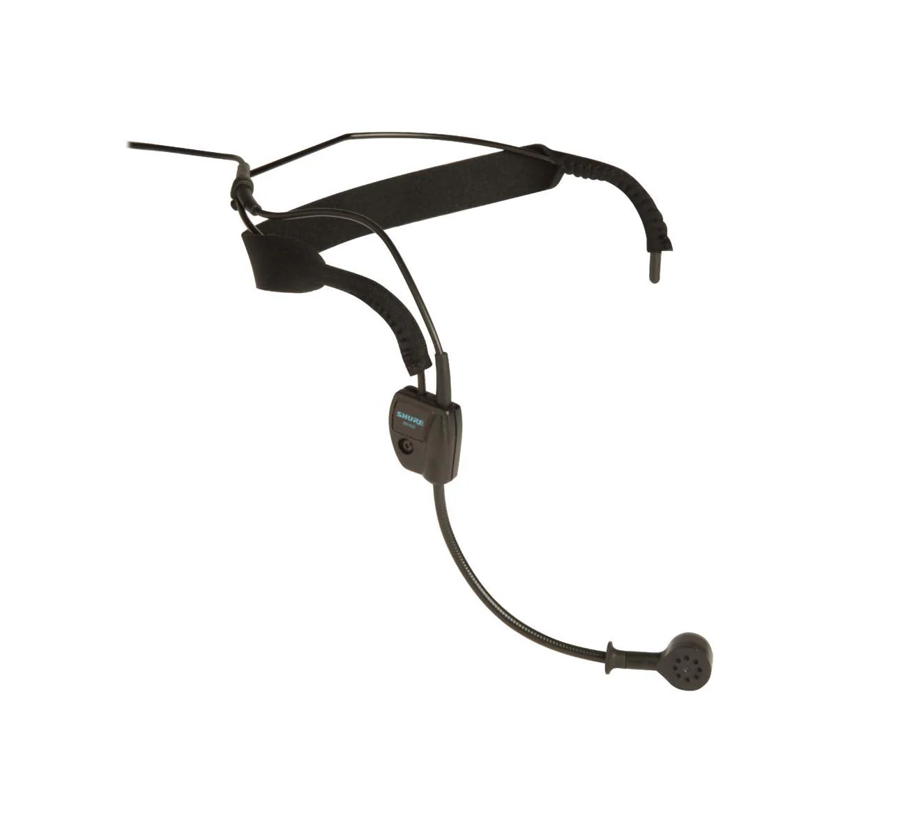 Shure WH20 Dynamic Headset Microphone - Rugged, Lightweight, Secure Fit for Active Mic Users, for Instructors/Musicians, Right-Angle 1/4 (6.3mm) Connector for Unbalanced Mic Input (WH20QTR) 1/4-inch (6.35 mm) phone plug