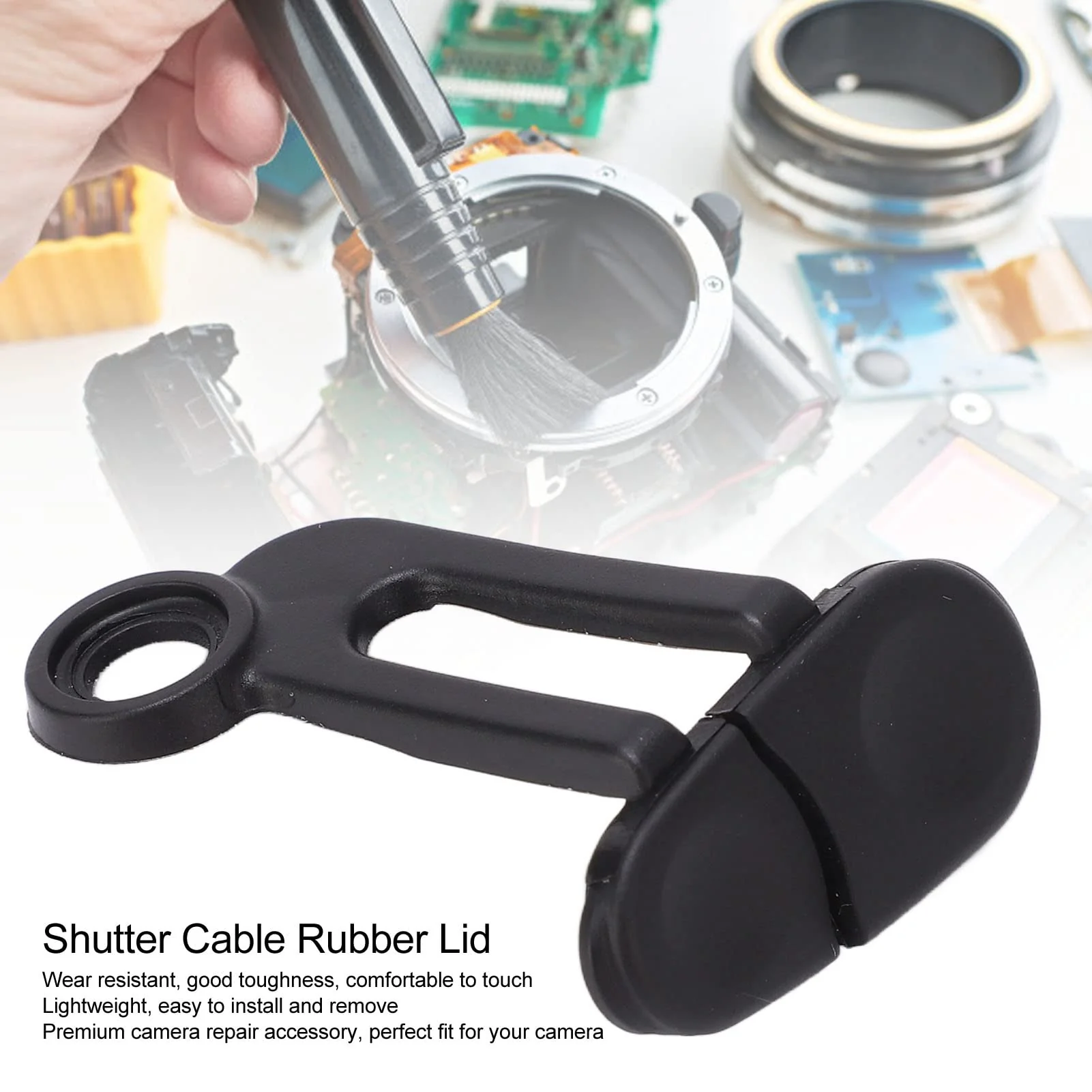 Shutter Cable Rubber Top Cover Rubber Shutter Cable Rubber Lid Lid Digital Camera Repair Part for D800 D800E Cameras - Image 2