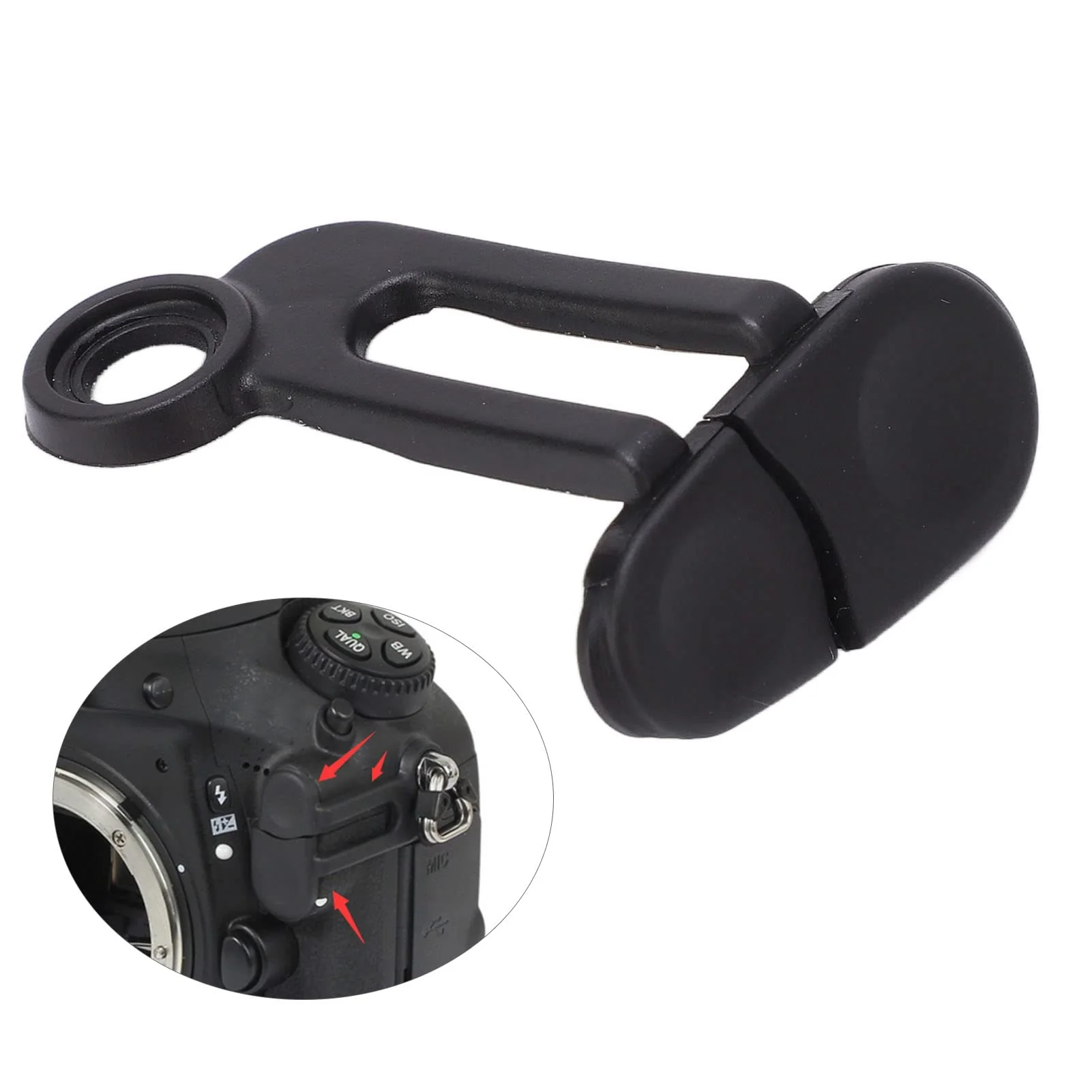 Shutter Cable Rubber Top Cover Rubber Shutter Cable Rubber Lid Lid Digital Camera Repair Part for D800 D800E Cameras - Image 5