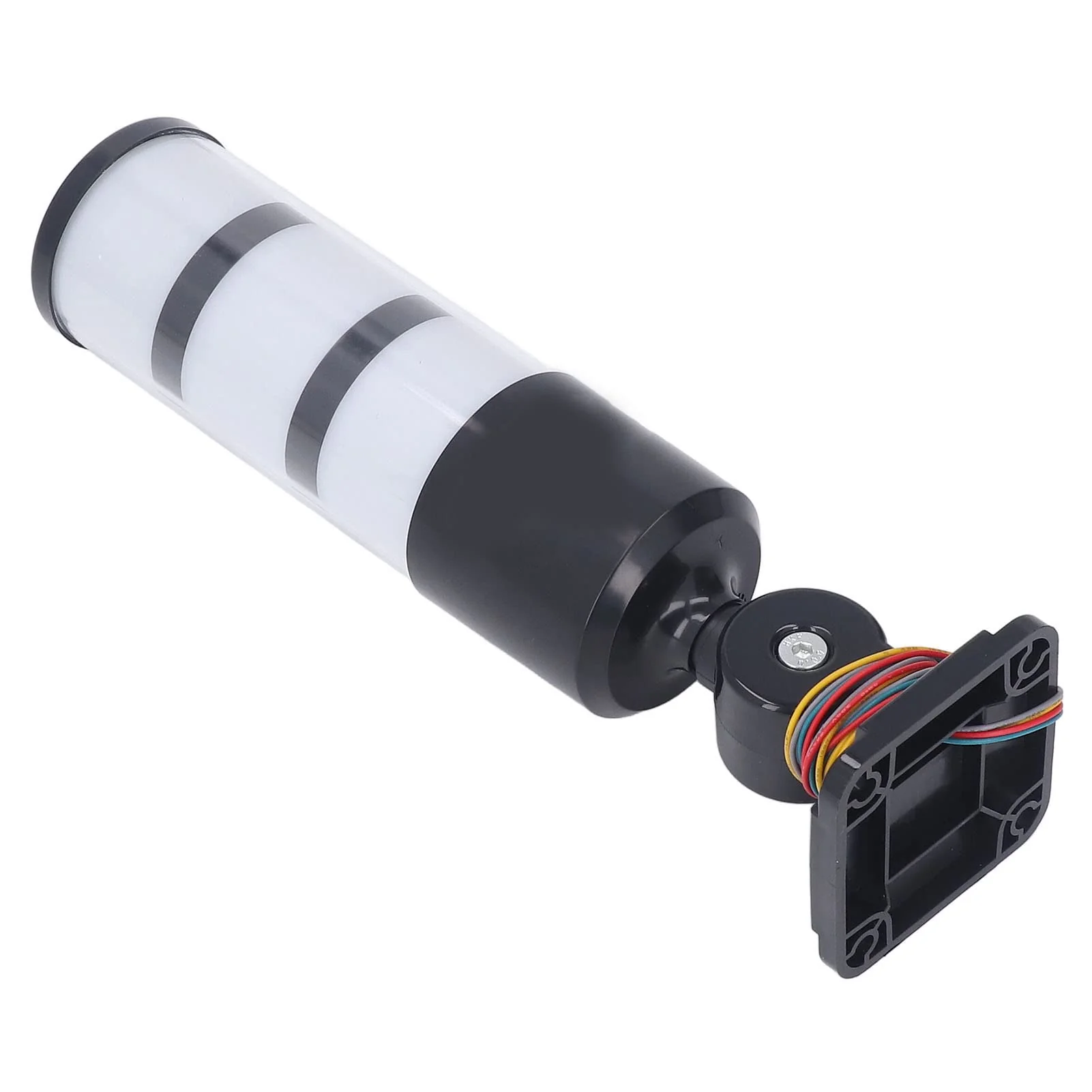 Signal column, red, yellow, green, 3-ply, 12 24 V DC, flashing stacking light, bright LED light for machines - Image 9