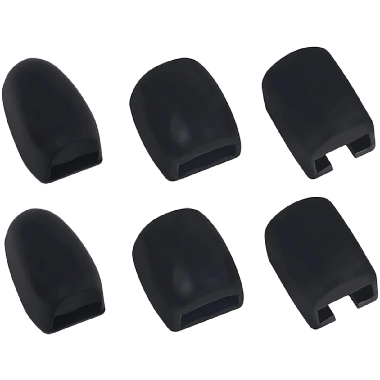 Silicone Side Key Covers 6pcs Saxophone Keypad Saxophone Side Key Cover Saxophone Key Risers Sax Side Key Covers Music Instrument Accessory Instrument Supplies Black Component 2.8x1.5cm