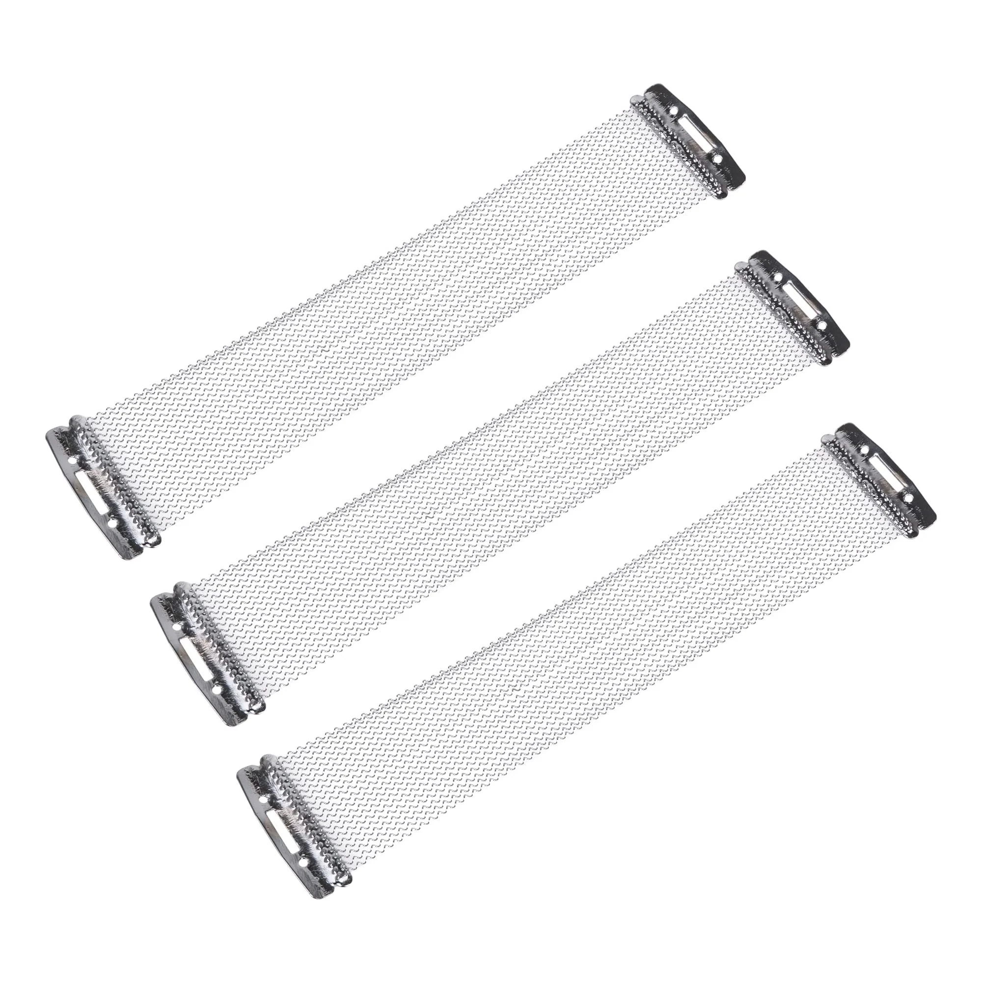 Silver 20 Strands Steel Snare Drum Wire Springs Drum Accessories for 12 Inch Snare Drum Pack of 3