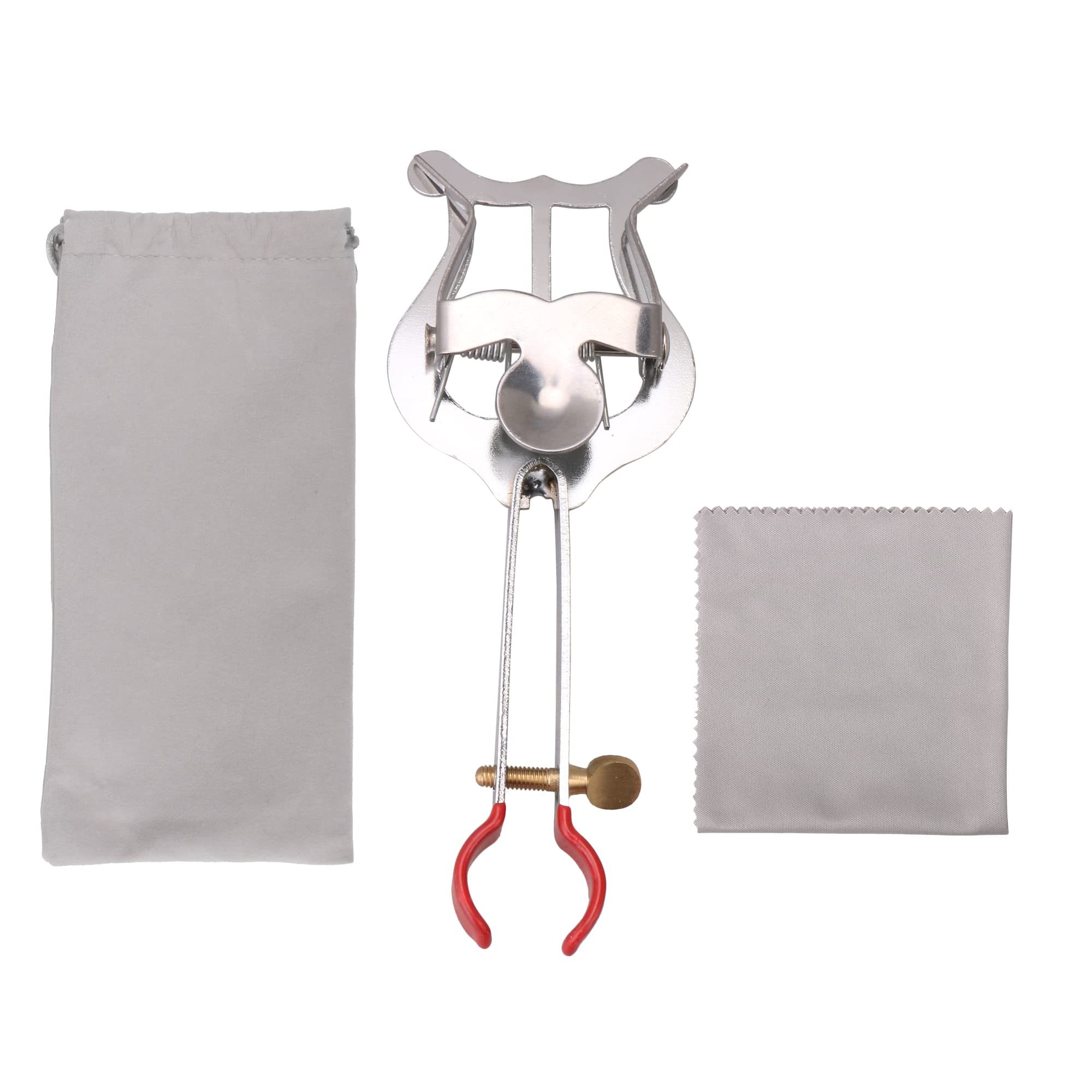 Silver Lyre for Trumpet with Plating for Musical Accssories Marching Clamp-on for Instrument Parts