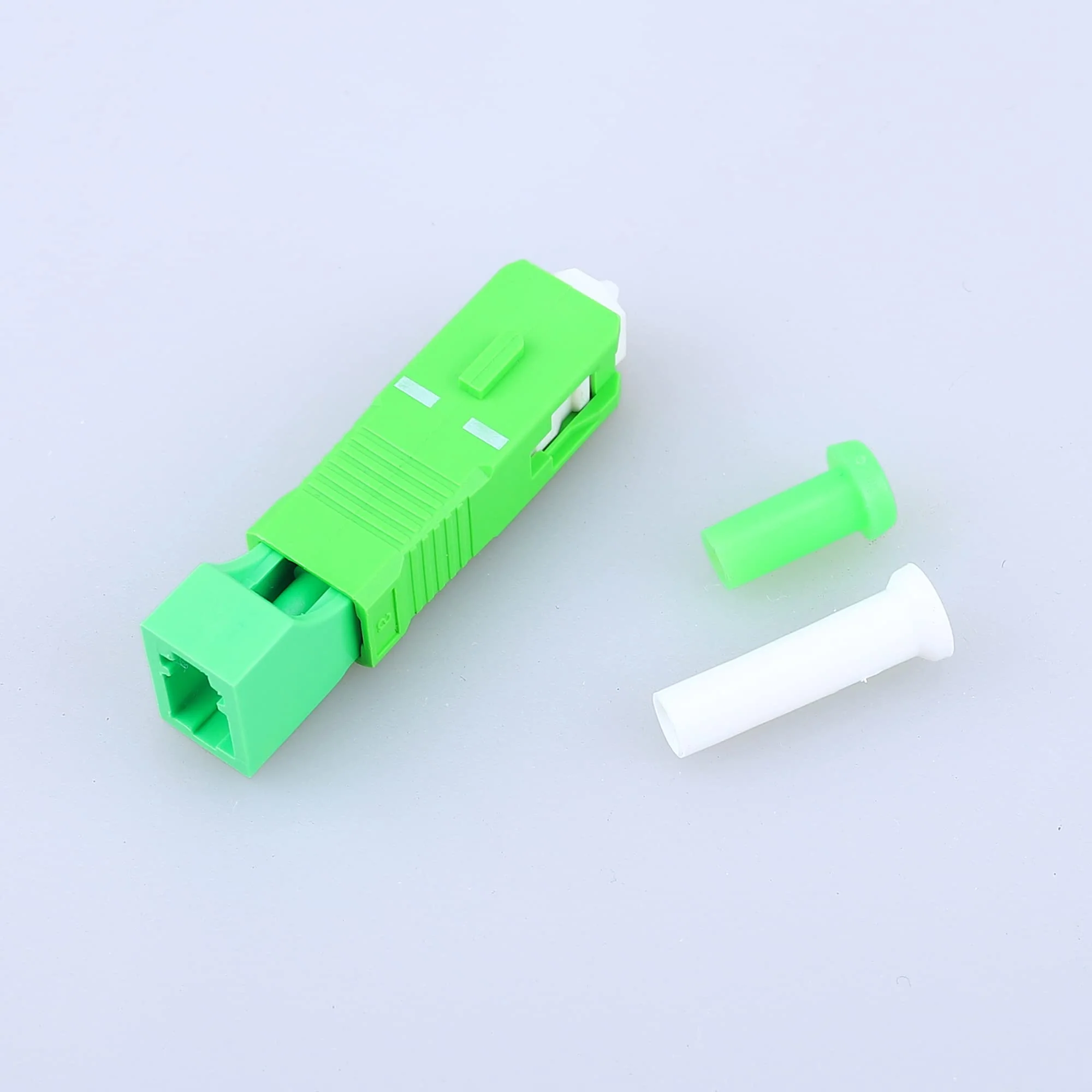 Single Mode 9/125um SC/APC Male to LC/APC Female Hybrid Optic Optical Fiber Adapter Simplex Converter LC-SC - Image 7