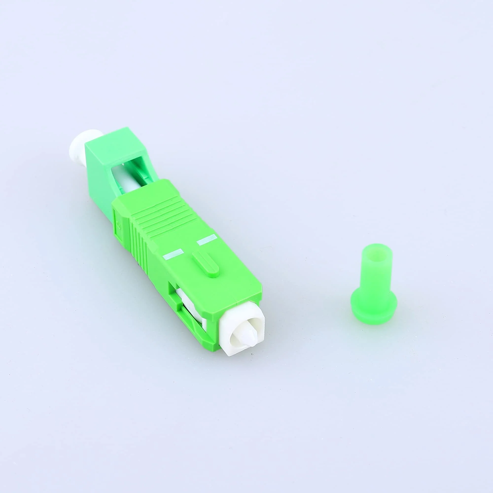 Single Mode 9/125um SC/APC Male to LC/APC Female Hybrid Optic Optical Fiber Adapter Simplex Converter LC-SC - Image 8