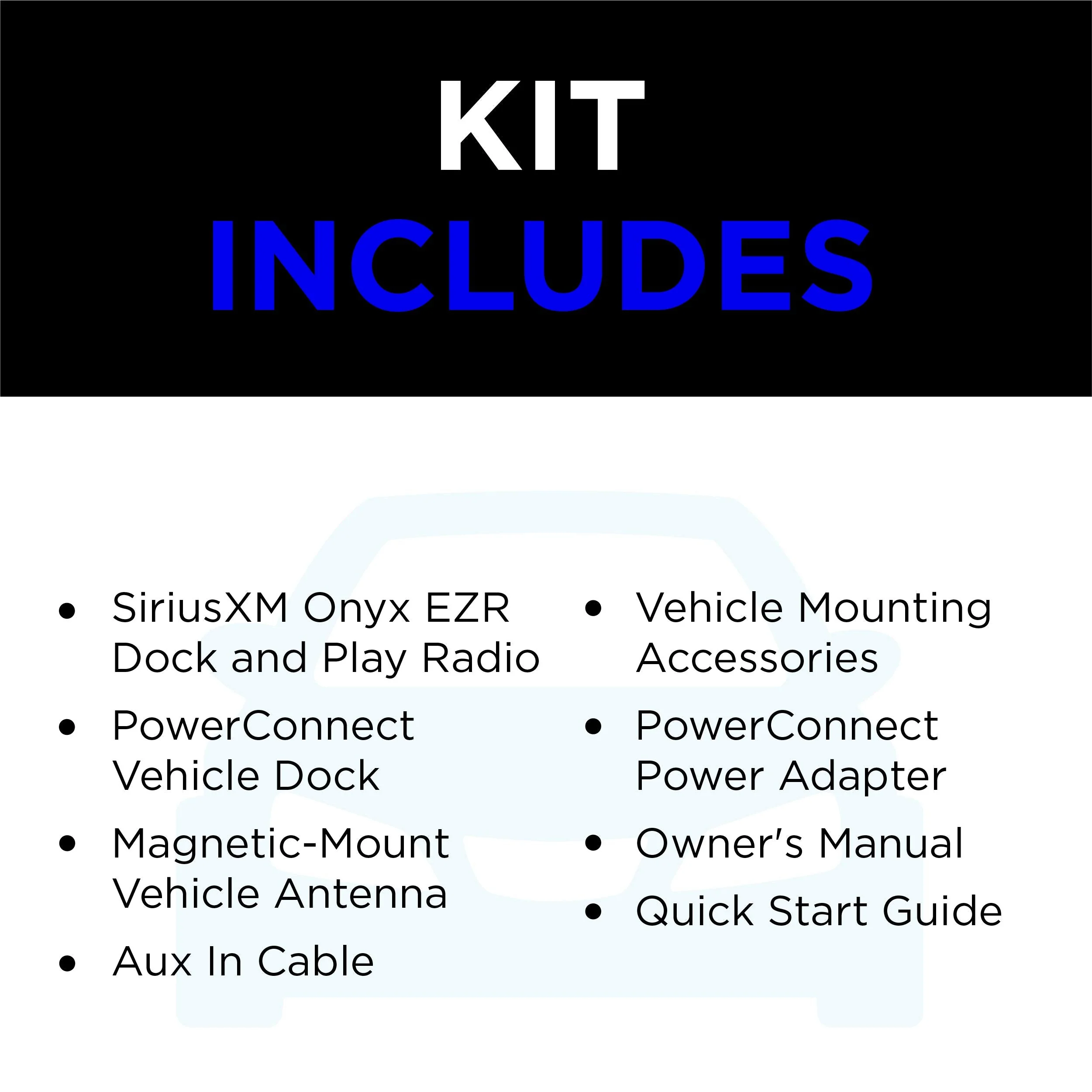 SiriusXM SXEZR1V1 Onyx EZR Satellite Radio with Vehicle Kit, Receive 3 Months Free Service with Subscription, Easy to Install – Enjoy SiriusXM in Your Car and Beyond with this Dock and Play Radio Satellite Radio + Vehicle Kit - Image 5