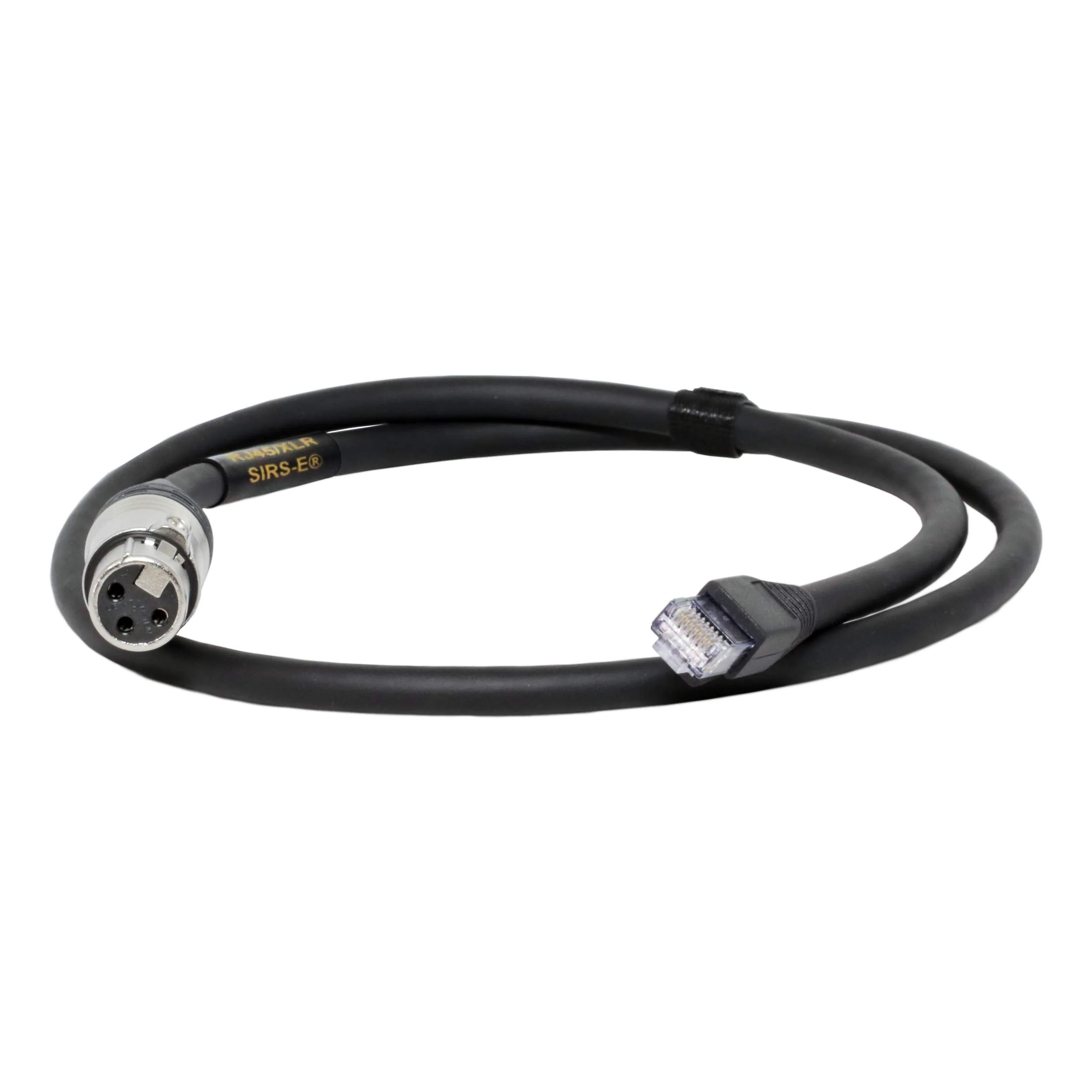 SIRS-E Heavy Duty DMX XLR 3 Pin Female to RJ45 Male 3Ft Cable Adapter for LED Lighting DMX512 Decoders