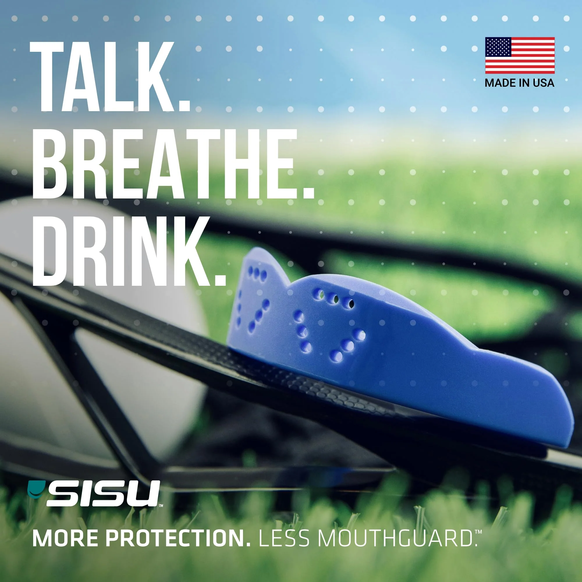 SISU 3D Mouthguard - Pre-Formed, Easy Fit Protection for Lacrosse, Football, Hockey, Team Sports - Remoldable Up to 20 Times - Non Toxic Youth (under 5' tall) Royal Blue - Image 6