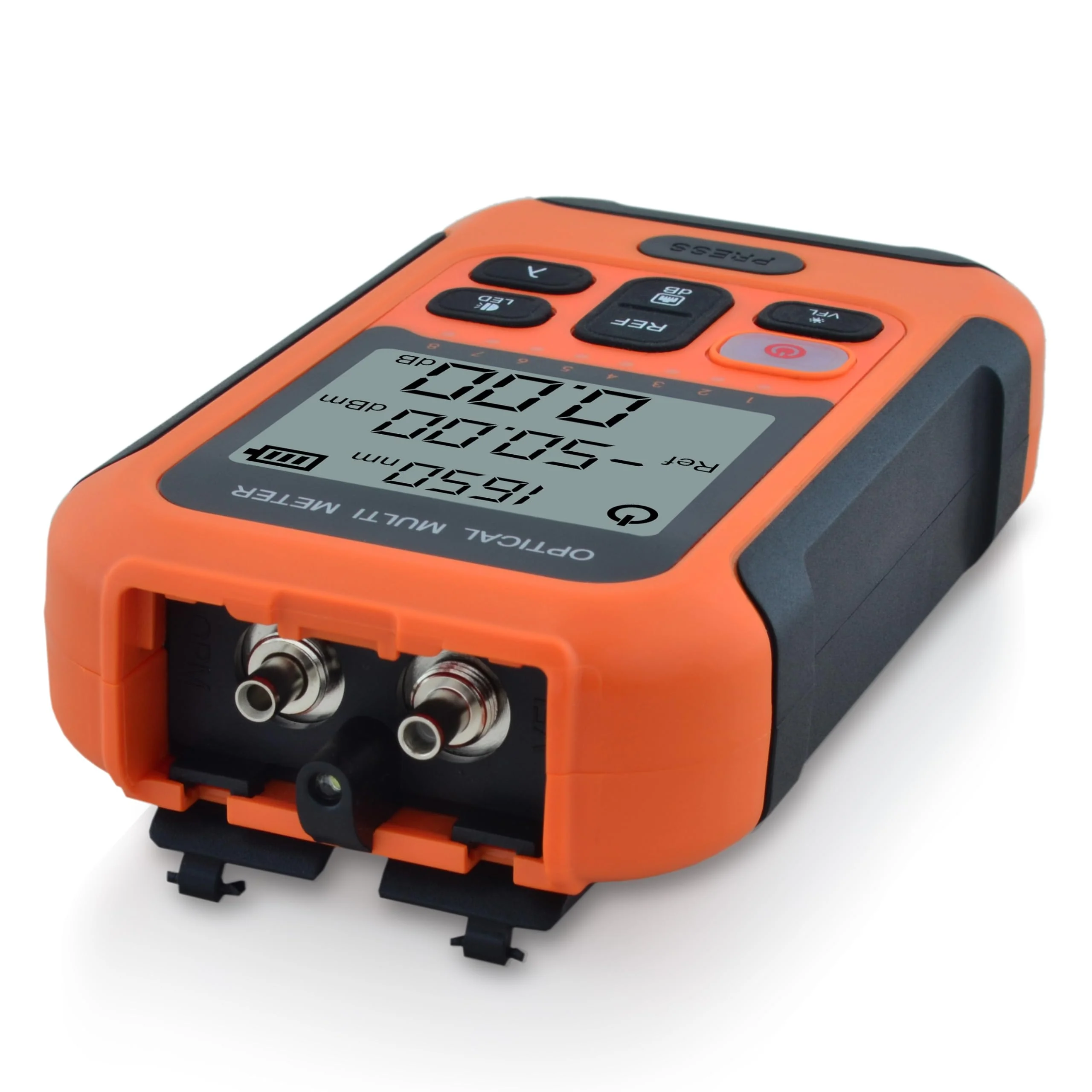 SKYSHL 800~1700nm -50~+26dBm Optical Power Meter and 650nm 30km VFL FTTH Optical Fiber Power Meter with 2.5 mm Universal Plug and FC/UPC-LC/UPC Adapter-SS103PVC12 SS103PVC12(800~1700nm -50~+26dBm) - Image 5
