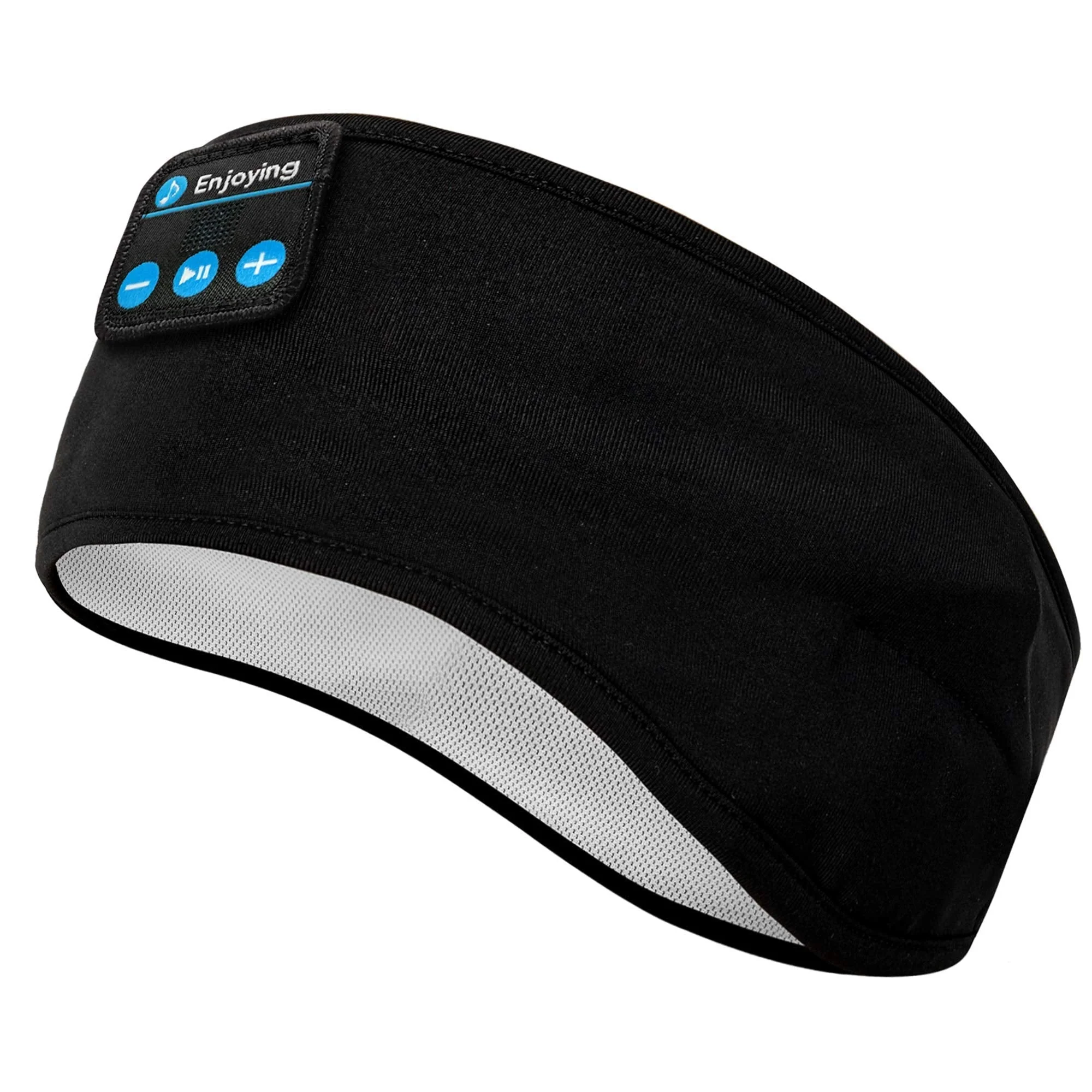 Sleep Headphones Wireless, Perytong Bluetooth Sports Headband Headphones with Ultra-Thin HD Stereo Speakers Perfect for Sleeping,Workout,Jogging,Yoga,Insomnia, Air Travel, Meditation Black