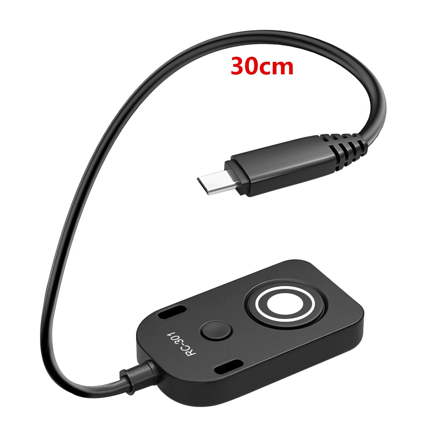 Small Release Shutter Remote Control Cable RC-301 S2 for Sony Support Video Camera Cable a7m4 a7r4 a7r2 r3 m2 a9 a1 a6600 a6500 (30cm/12in) - Image 2