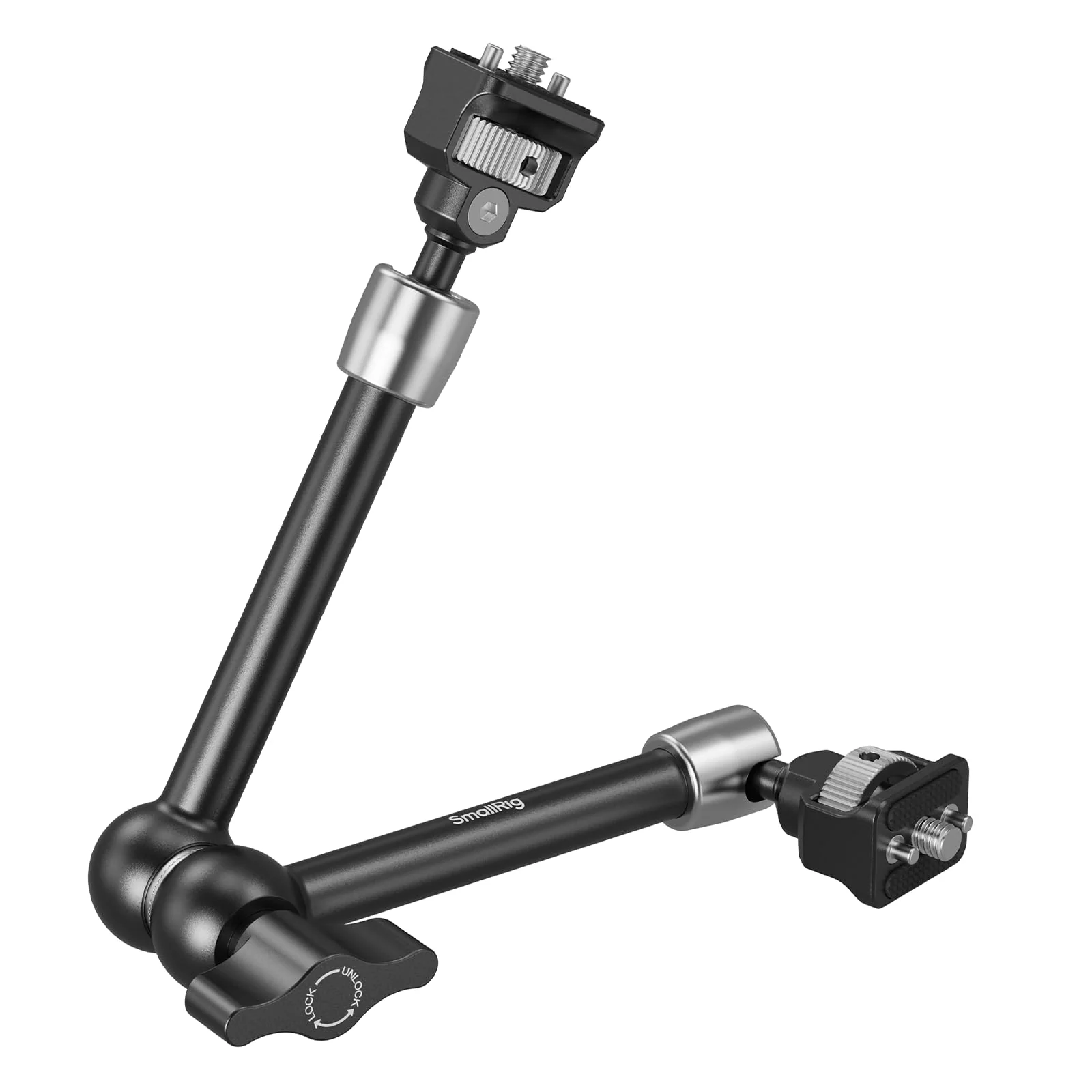 SMALLRIG 11'' Magic Arm with 1/4"-20 Screws & Spring-Loaded Pins, 1.5kg Load Capacity, 360° Dual Ball Head, Non-Slip Design for Cameras/Lights/Monitors/Mics/Phones – 5309 1-Pack (Upgraded Version)