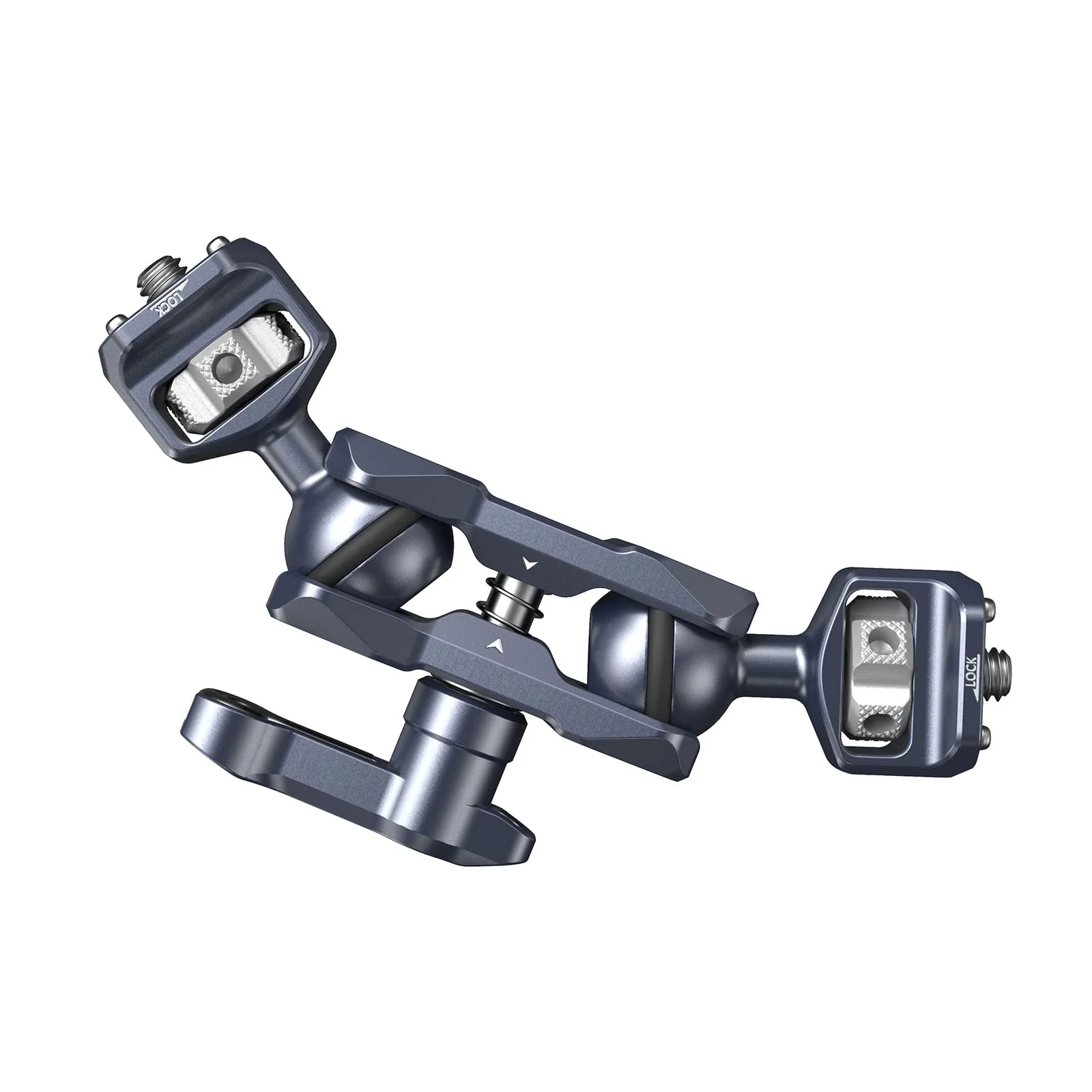SMALLRIG Camera Magic Arm, Flexible Articulating Arm with 1/4” Screws, Field Monitor Mount with Dual Ballhead, Aluminum Standard