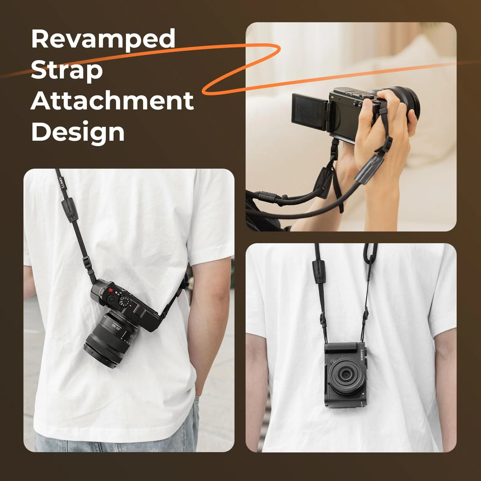 SmallRig L-Shape Handle for Panasonic LUMIX S9 with Ergonomic Silicone Grip, Built-in Quick-release Plate for Arca for Quickly Switch on Tripods/Handheld Shooting - 4517 - Image 3