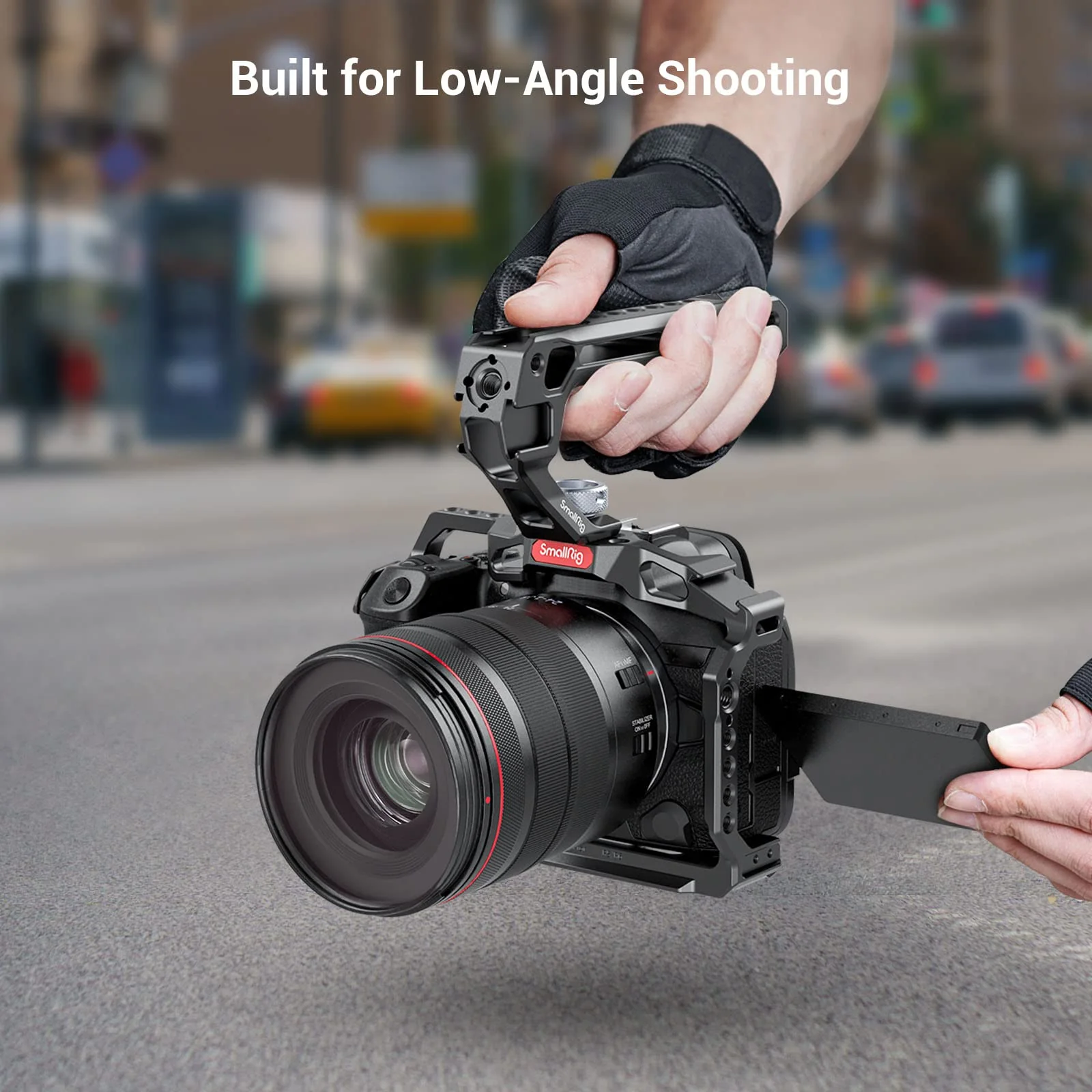 SmallRig Top Handle with 3/8"-16 Locating Pins for ARRI Grip for Camera Cage, Universal Video Rig with 5 Cold Shoe Adapters to Mount DSLR Camera with Microphone/LED Light/Monitor - 3765 - Image 7