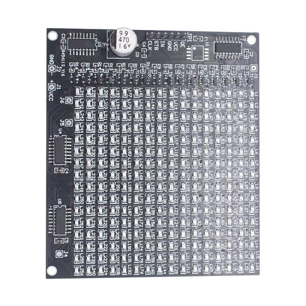 SMD Soldering Practice Board DX-TP17 256 SMD LED Advertising Screen Fun Component Soldering Practice Board Set - Image 9