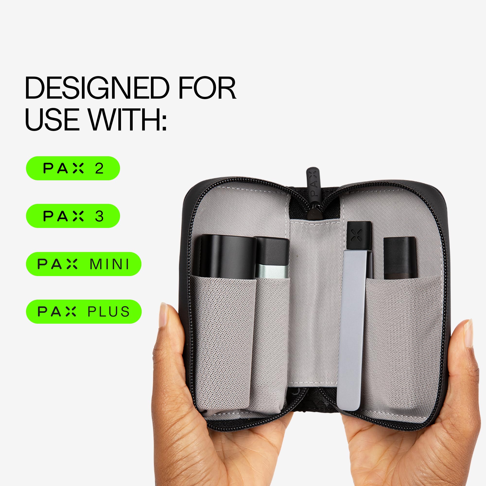 Smell Proof Case – Pocket-Sized, Water Resistant Storage Case with Compartments and Pockets for Your Device and Accessories Smell Proof Case - Image 3