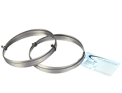 SMI Swiss Made Industries GmbH Set of 2 Bandsawblades Bi-Metal M42 1335 x 13 x 0.65 mm, 14 TPI e.g. suitable for Femi, Berg & Schmid, Flex, Alfra, Flott, Metallkraft Band Saw Blade