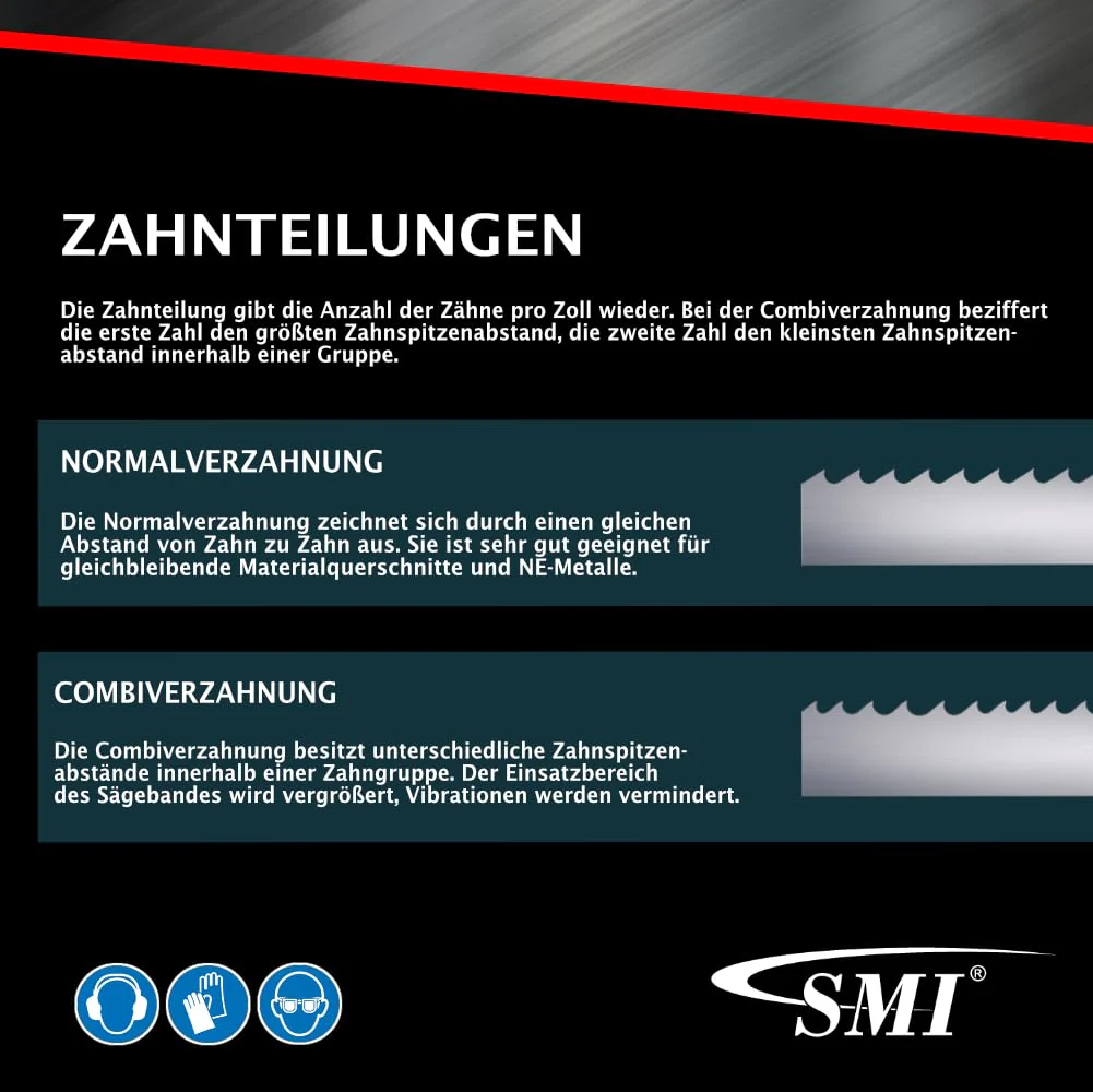 SMI Swiss Made Industries GmbH Set of 2 Bandsawblades Bi-Metal M42 1335 x 13 x 0.65 mm, 14 TPI e.g. suitable for Femi, Berg & Schmid, Flex, Alfra, Flott, Metallkraft Band Saw Blade - Image 5