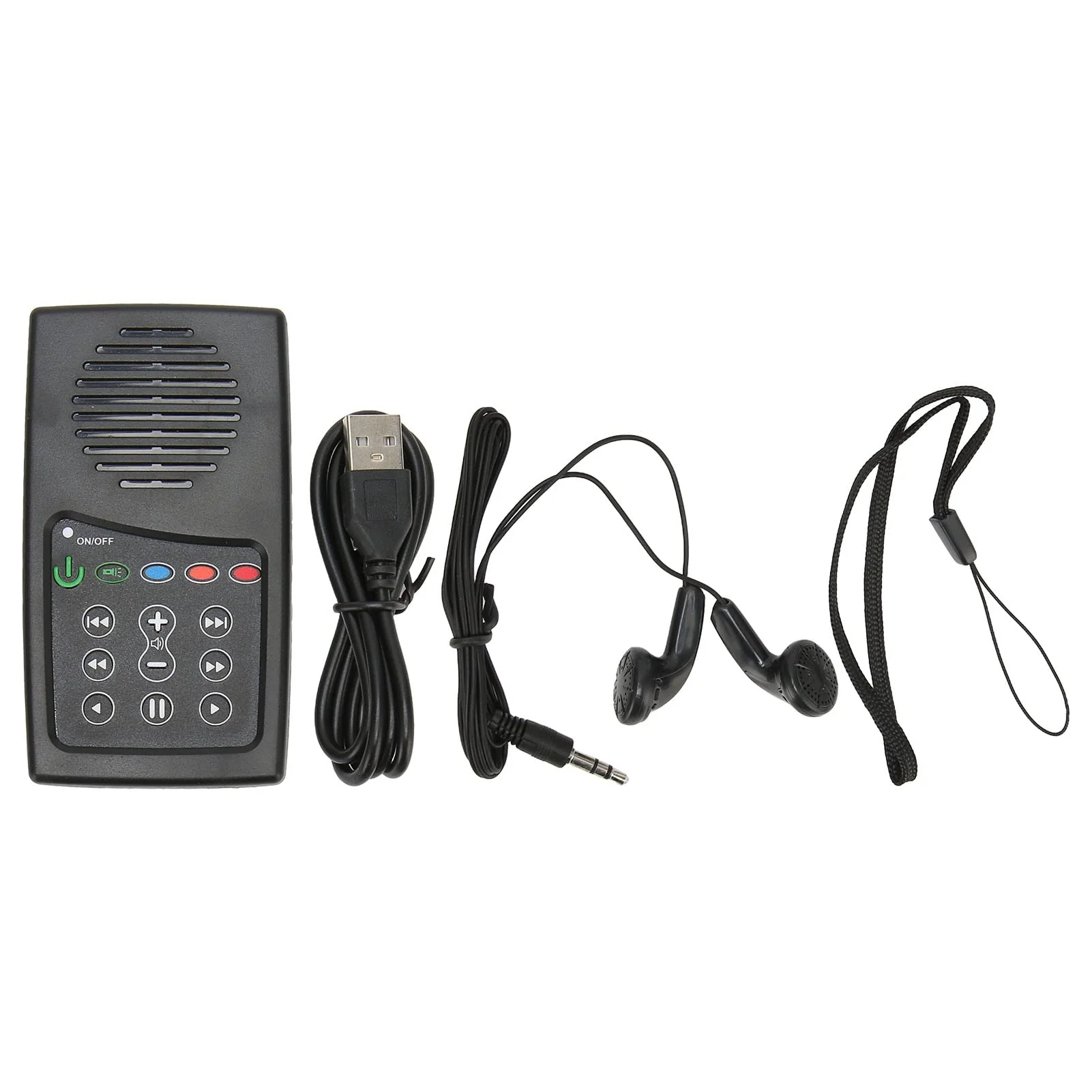Solar Powered Bible Reader, Portable Electronic Bible Audio Player Built in 8G Capacity for Seniors and The Blind. 350mAh (English KJV with French with Aramaic) English KJV with French with Aramaic - Image 7