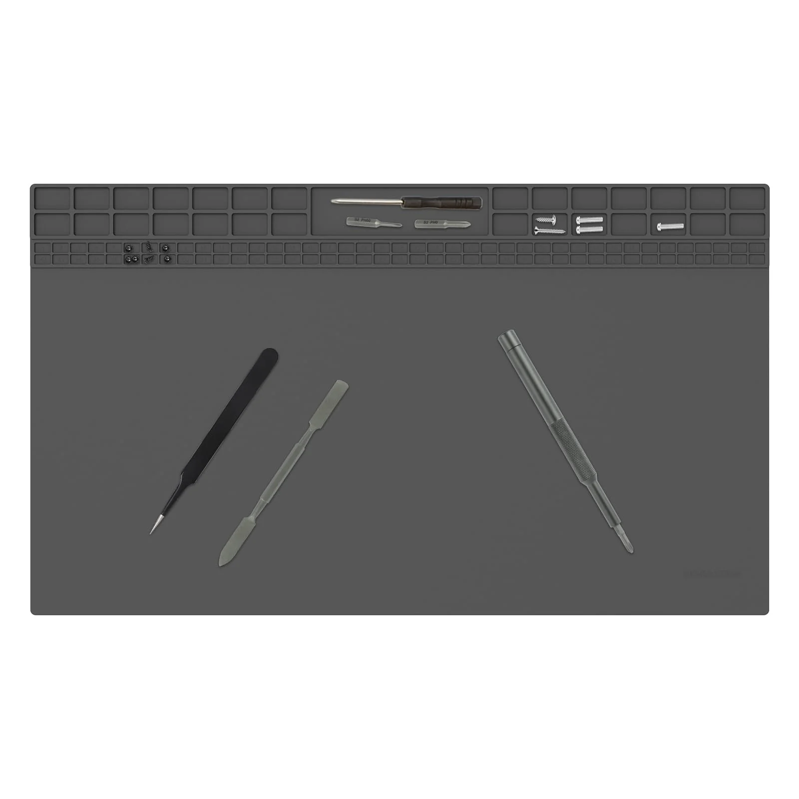 Soldering Mat Antistatic Repair Mat Extra Large 60 x 35 cm Heat Resistant Soldering Mat Silicone Work Mat 500°C Workbench Mat for a Variety of Electronic Repair Assembly Work