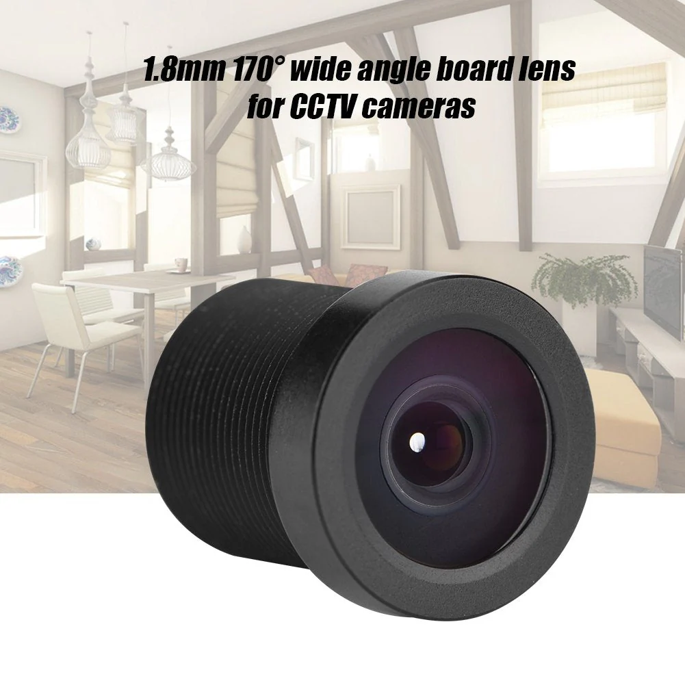 Sonew Camera Lens,170° Wide-Angle 1.8mm 1MP IR Board Lens for 1/3" & 1/4" CCD Security CCTV Camera - Image 4