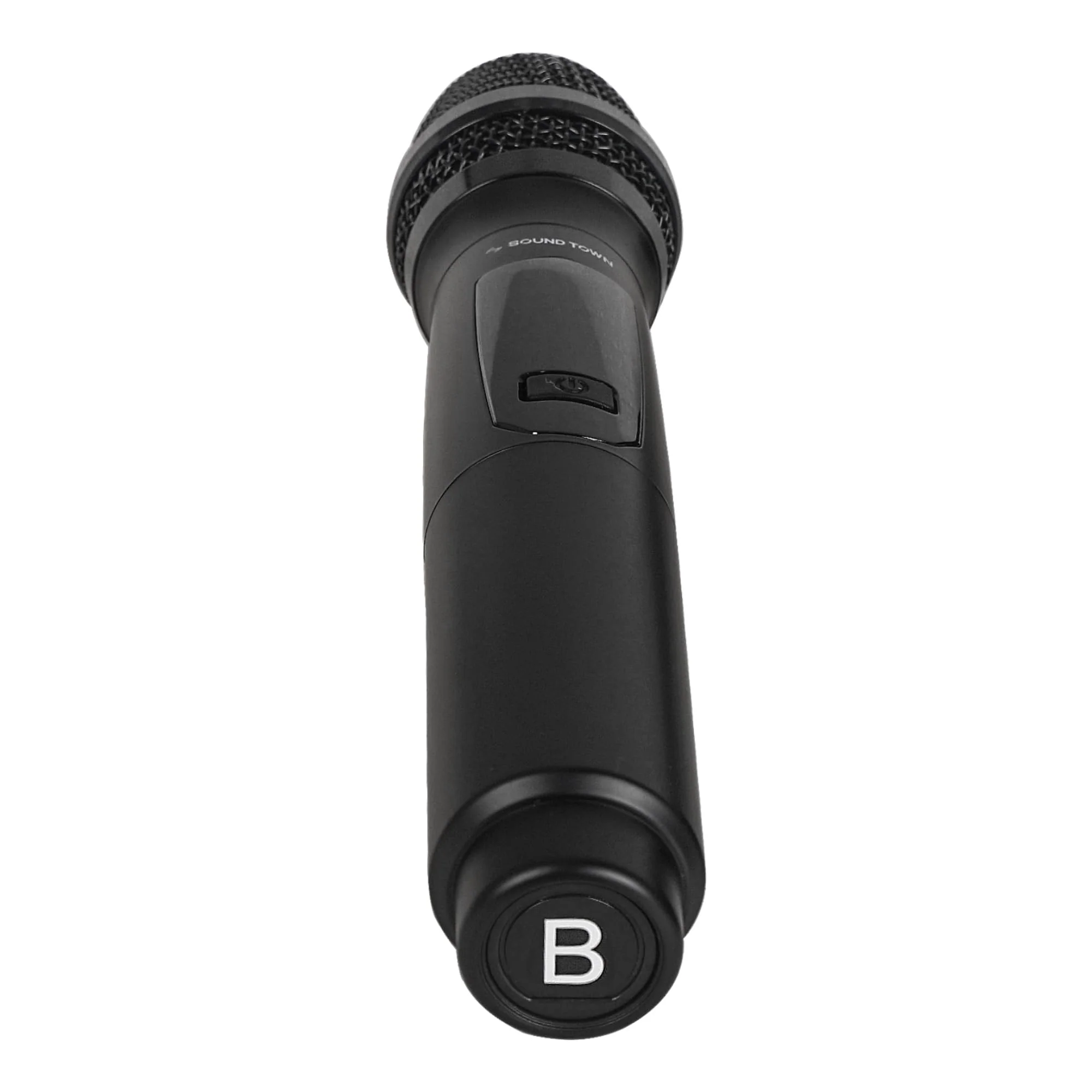 Sound Town Wireless Metal Handheld Microphone with 8 Channels, Built-in Pop Filter, Replacement for SWM15-MAX & SWM16-MAX Wireless Microphone Mixer Systems, Channel B (SWM-MAX-BMIC) Metal CHB - SWM15-MAX, SWM16-MAX - Image 3
