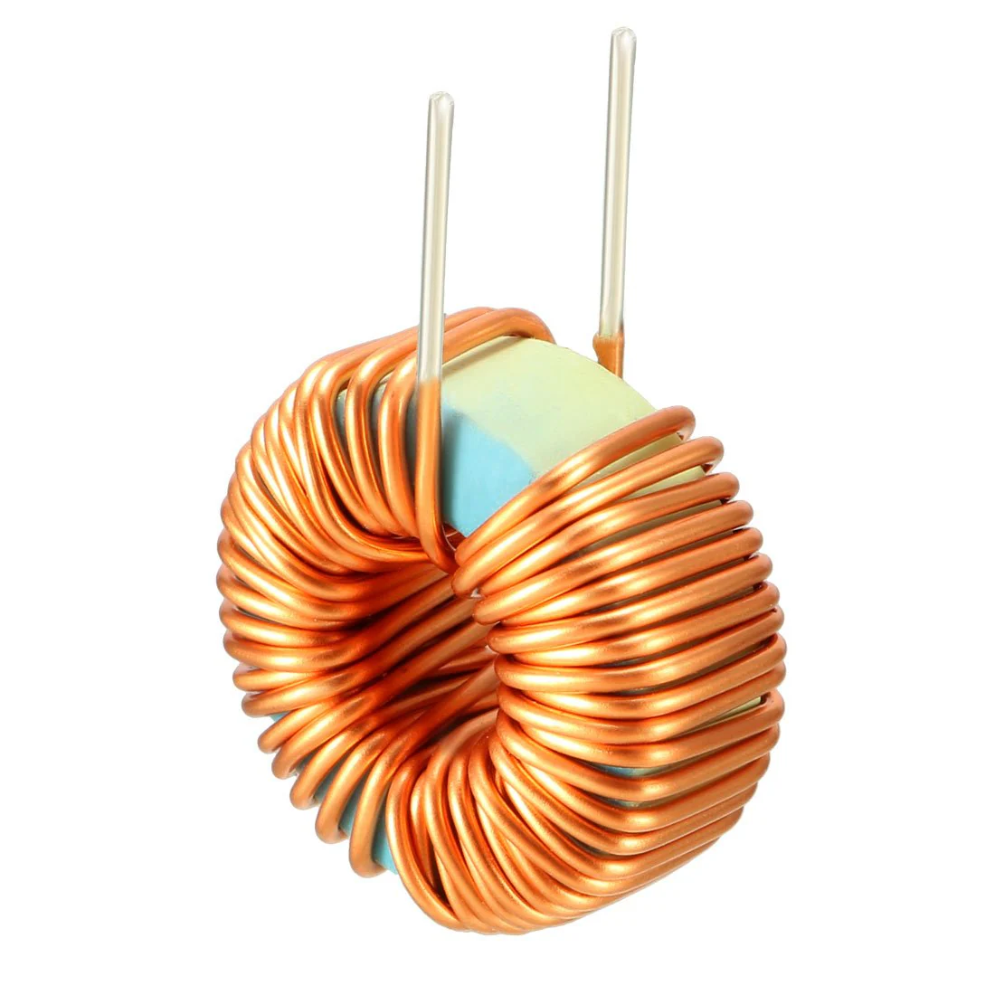 sourcing map 10 Pieces Horizontal Toroid Magnetic Monolayer Wire Inductor 100uH 3A Coil 10Pcs 100uH 3A - Image 4