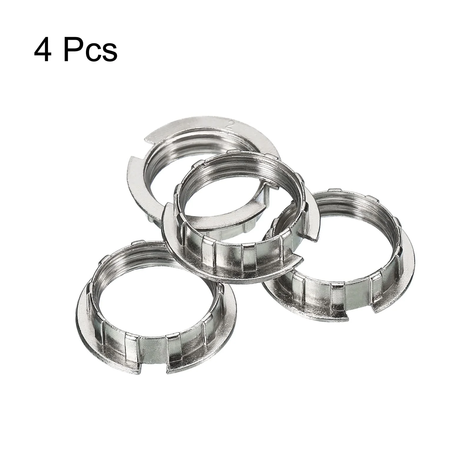 sourcing map G9 Socket Lamp M20 Adapter Ring for Lights Shade Holder White Pack of 4 - Image 3