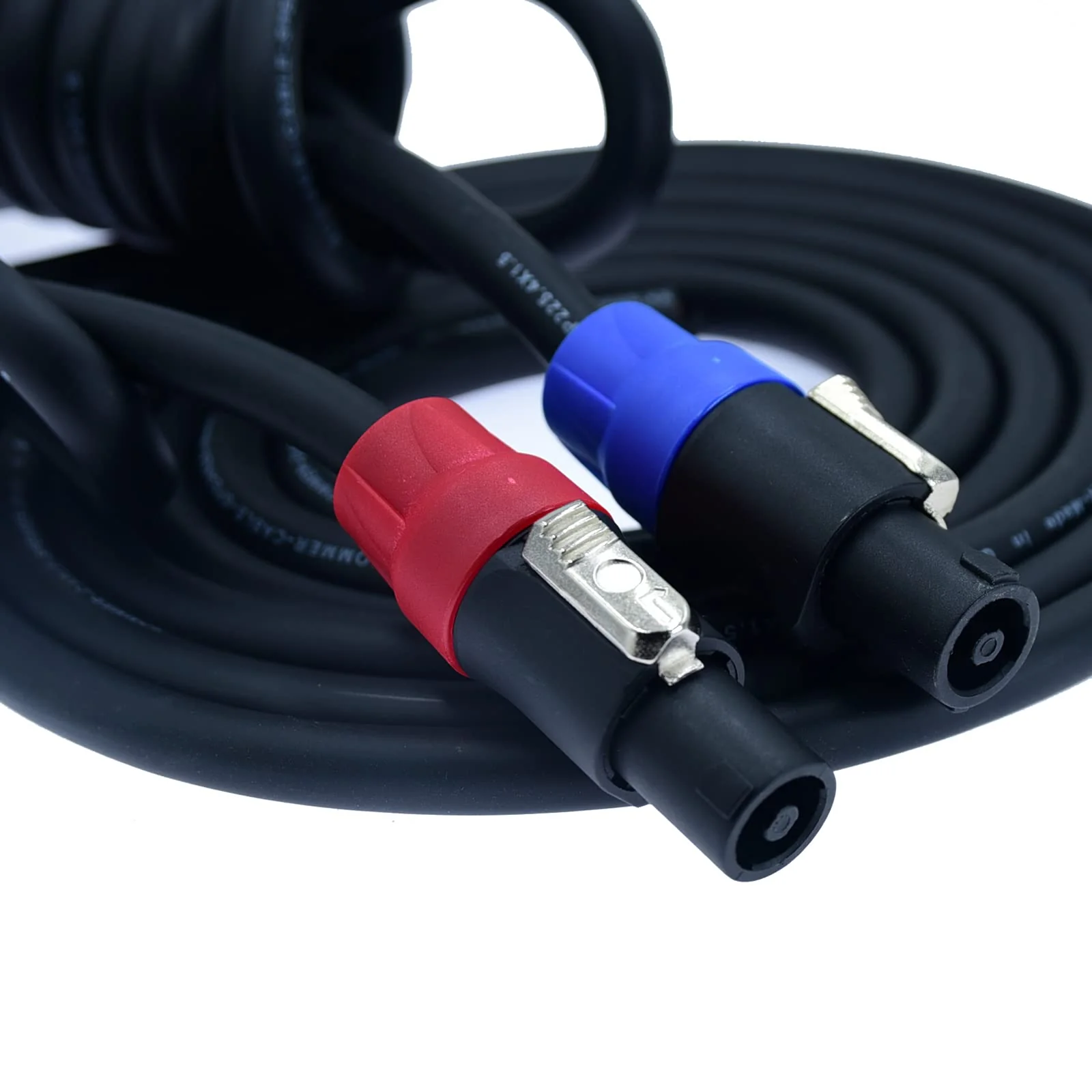 Speak on 2Pcs Professional Speakon to 1/4 Inch ts Speaker Cable for pa Jack Pair 18 awg Gauge Male Audio Port Plug Amplifier Connection dj amp Heavy Duty bocina Cord Wire ft with Twist Lock(15 feet) 15 feet - Image 8