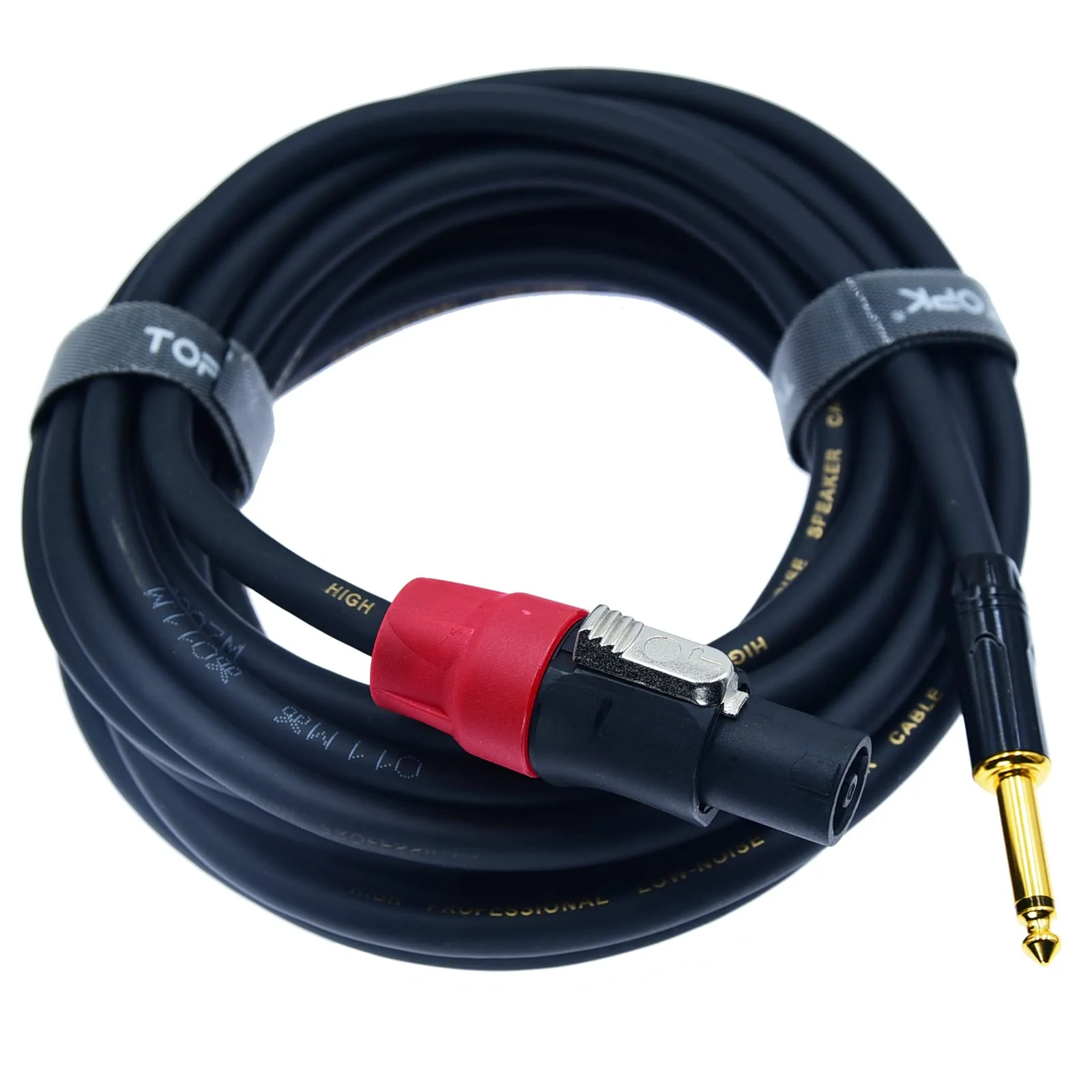 Speak on 2Pcs Professional Speakon to 1/4 Inch ts Speaker Cable for pa Jack Pair 18 awg Gauge Male Audio Port Plug Amplifier Connection dj amp Heavy Duty bocina Cord Wire ft with Twist Lock(15 feet) 15 feet - Image 9