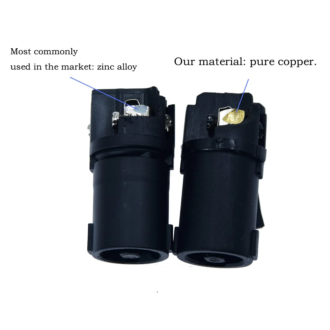 Speakon to 1/4 Adapter na4ljx Connector Upgraded 1/4" inch ts Jack Female to NL4FC Male Converter are for Converting Cable to NL4FC Plug for pa dj Speaker/Amplifier/Mixer (2pcs) 2pcs - Image 2