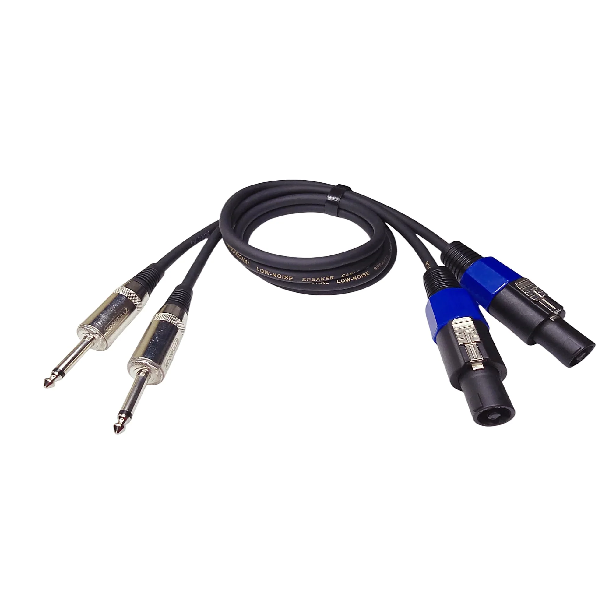 Speakon to 1/4 Speaker Cable, 3.3 Feet Professional 12 AWG Wire Audio Amplifier Speakon Cable, DJ/PA Speaker Cables Wire with Twist Lock (2-Packs) - Image 4