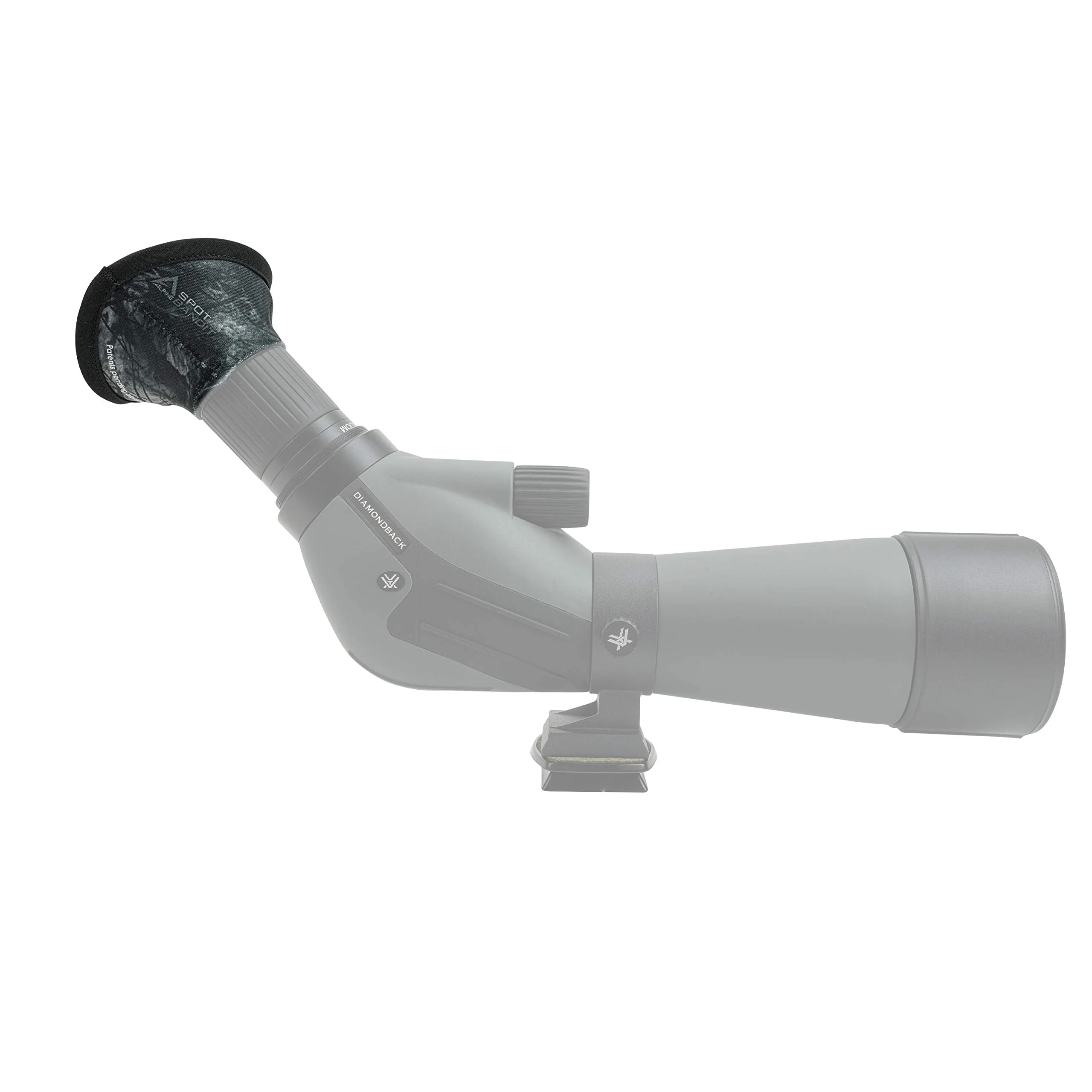 SpotSlicker Bandit - Water-Resistant Spotting Scope Eyeshield to Block Stealth Shadow