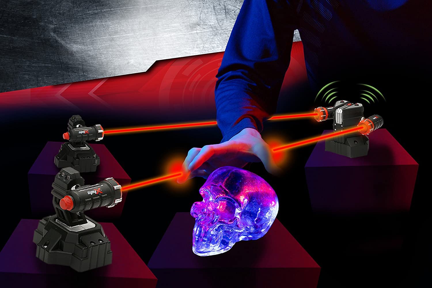 SpyX / Lazer Trap Alarm – Safe Laser Alarm Toy for Spy Kids to Protect Stuffs. Invisible Infrared Beam Spy Gadget for Kids. Motion Sensor/Detector Toy for Boys & Girls - Image 6