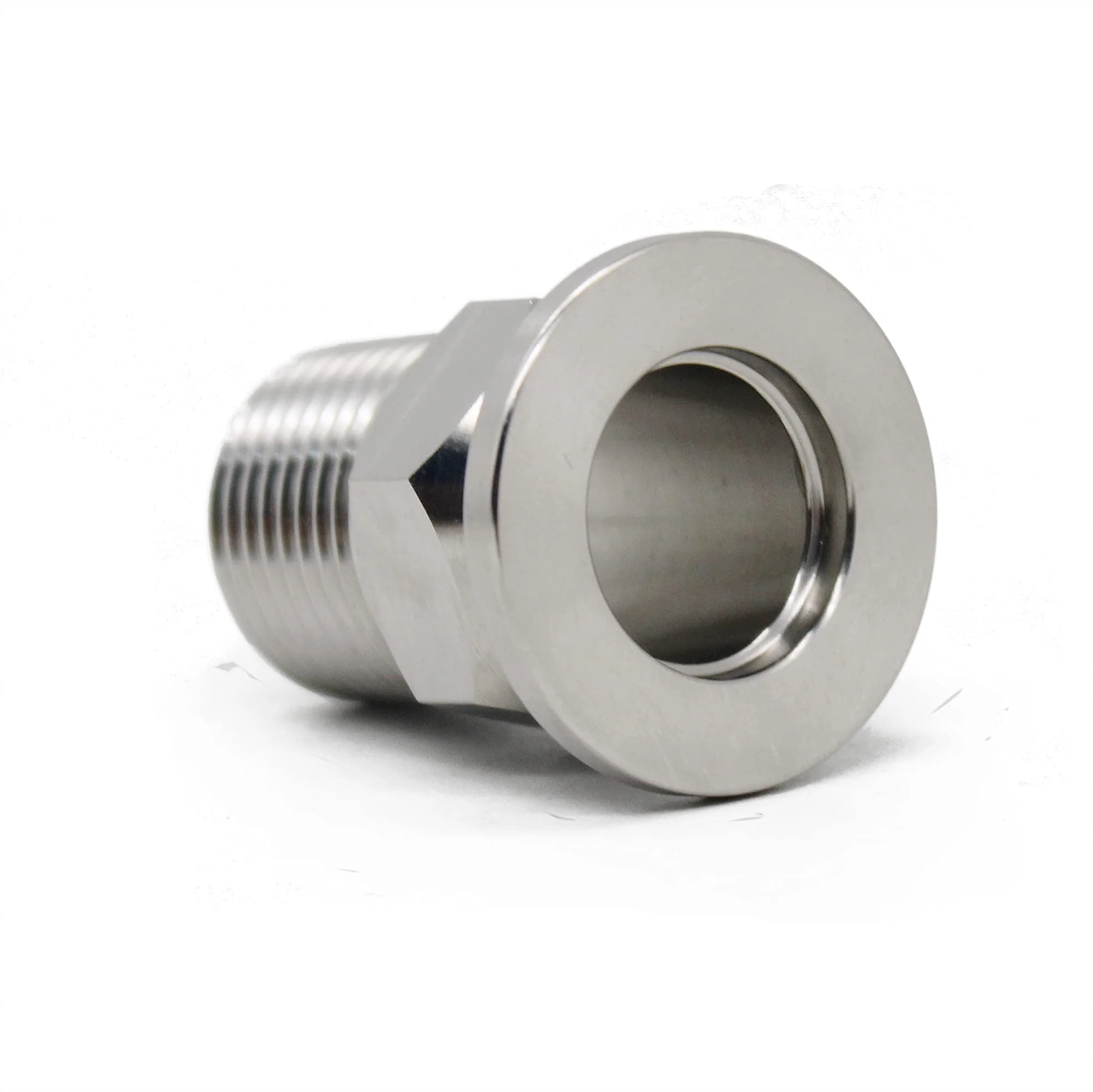 SS304 KF16 NPT Male Adaptor thread 1/2" NW16 KF Male coupling ISO-KF16 X NPT 1/2" KF16Ă—MNPT 1/2"