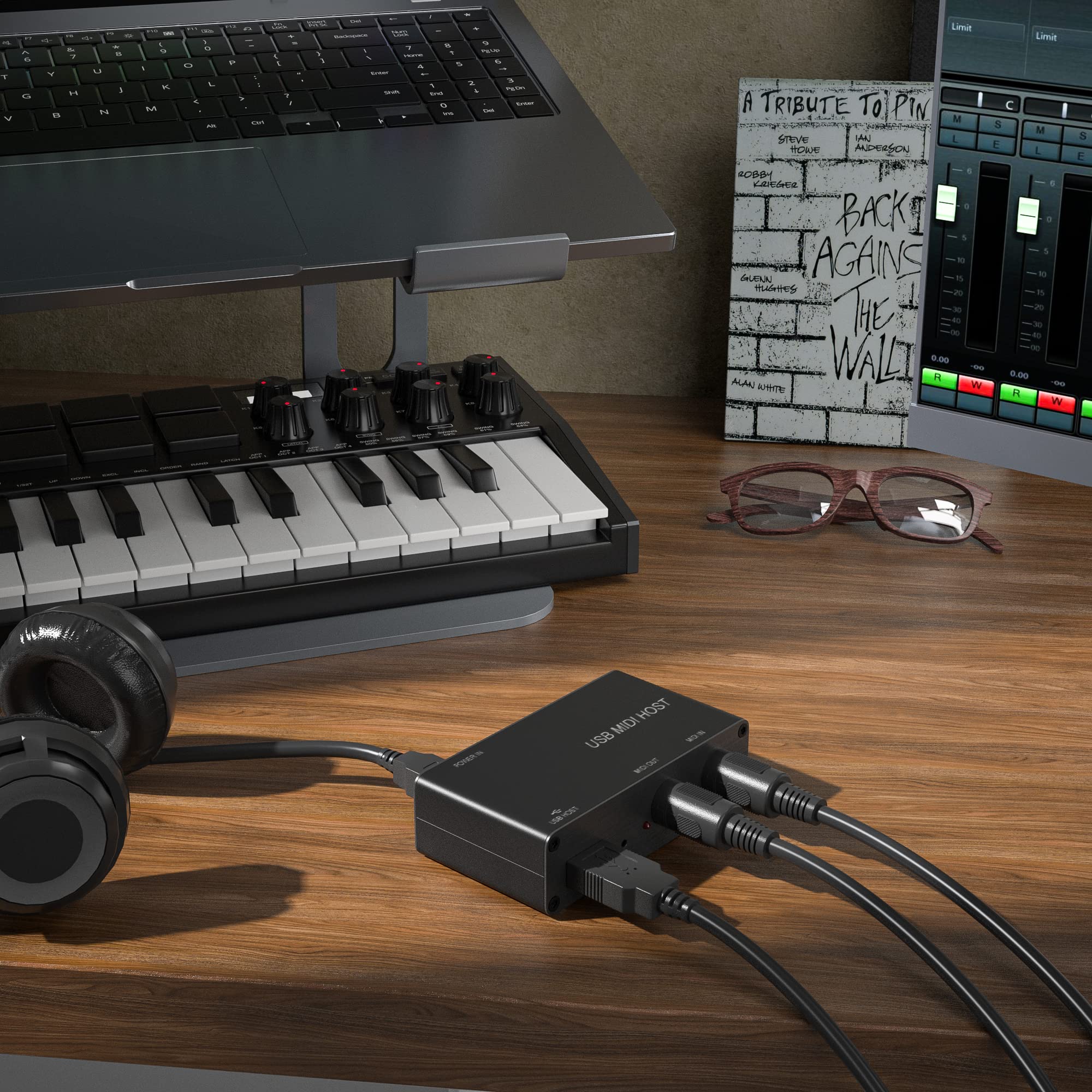 Standalone USB MIDI Host Box - 5-Pin MIDI Interface, MIDI-USB-Host MIDI-HOST - Image 3