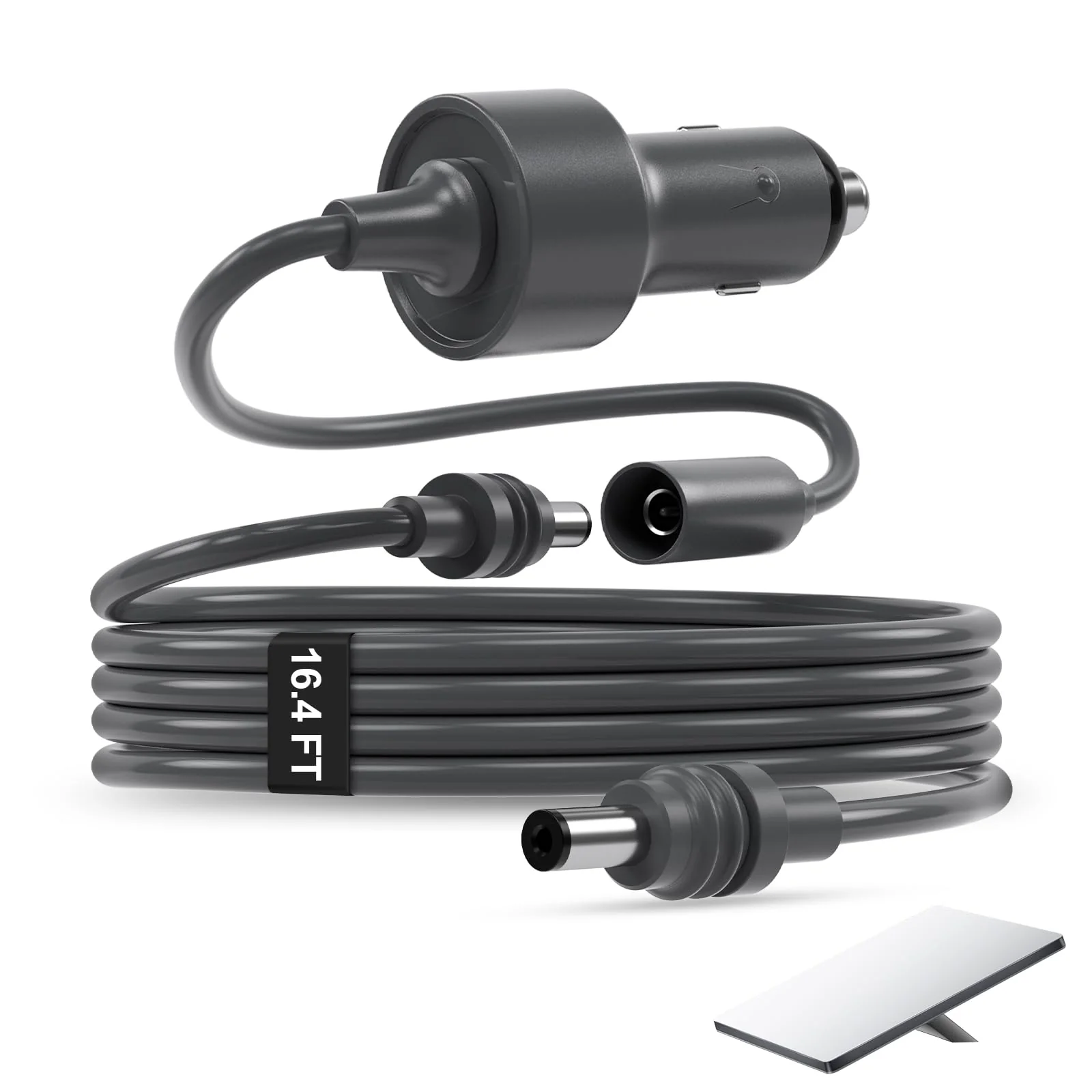 Starlink Mini Car Adapter with 16.4FT/5M DC Power Cable,12V to 24V DC Step Up Converter Boost Adapters, 60W Car Cigarette Lighter Adapter Supports 16 AWG 30M Starlink Cable for Trailer Cars/RVs/Ship