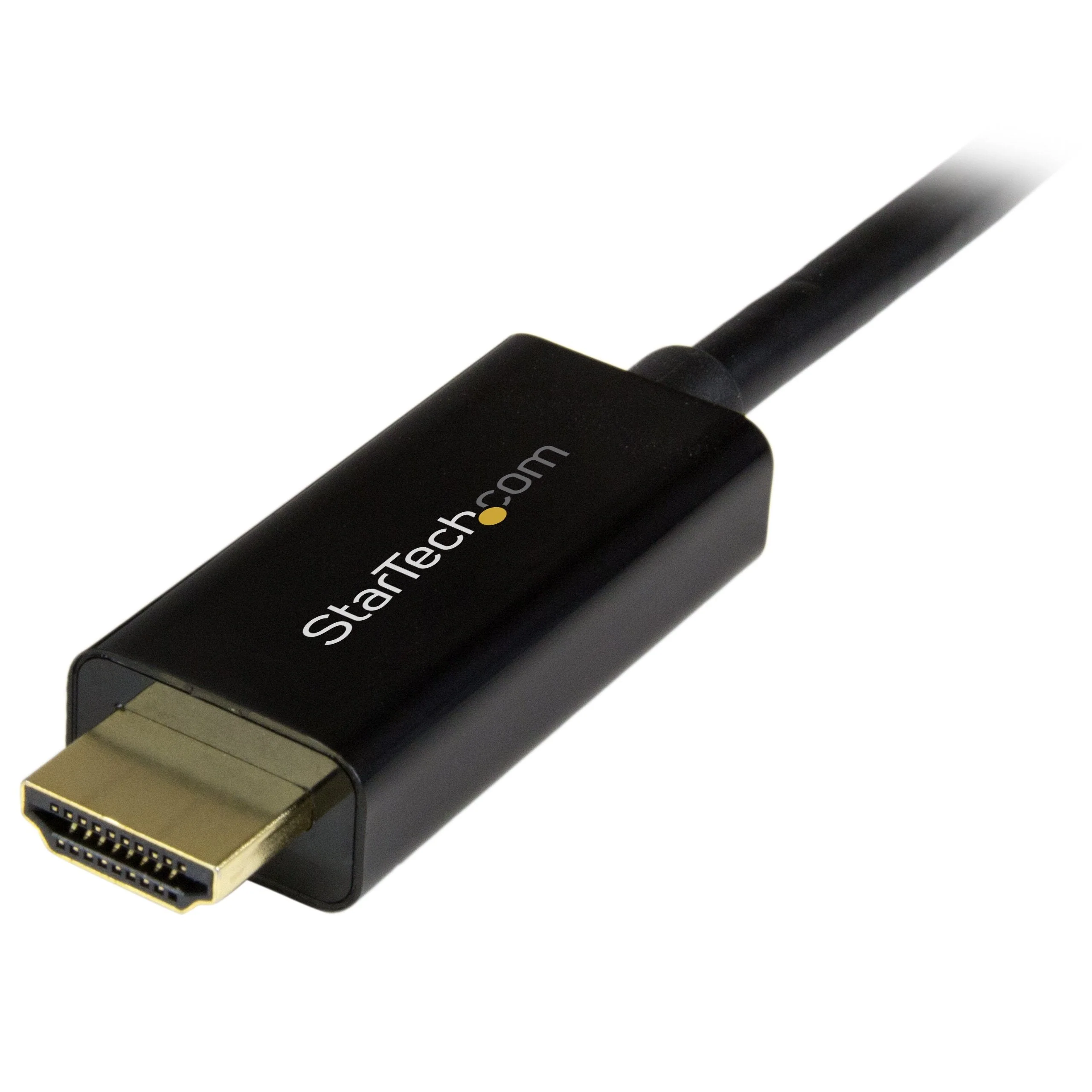 StarTech.com 10ft (3m) DisplayPort to HDMI Cable - 4K 30Hz - DisplayPort to HDMI Adapter Cable - DP 1.2 to HDMI Monitor Cable Converter - Latching DP Connector - Passive DP to HDMI Cord (DP2HDMM3MB) - Image 4