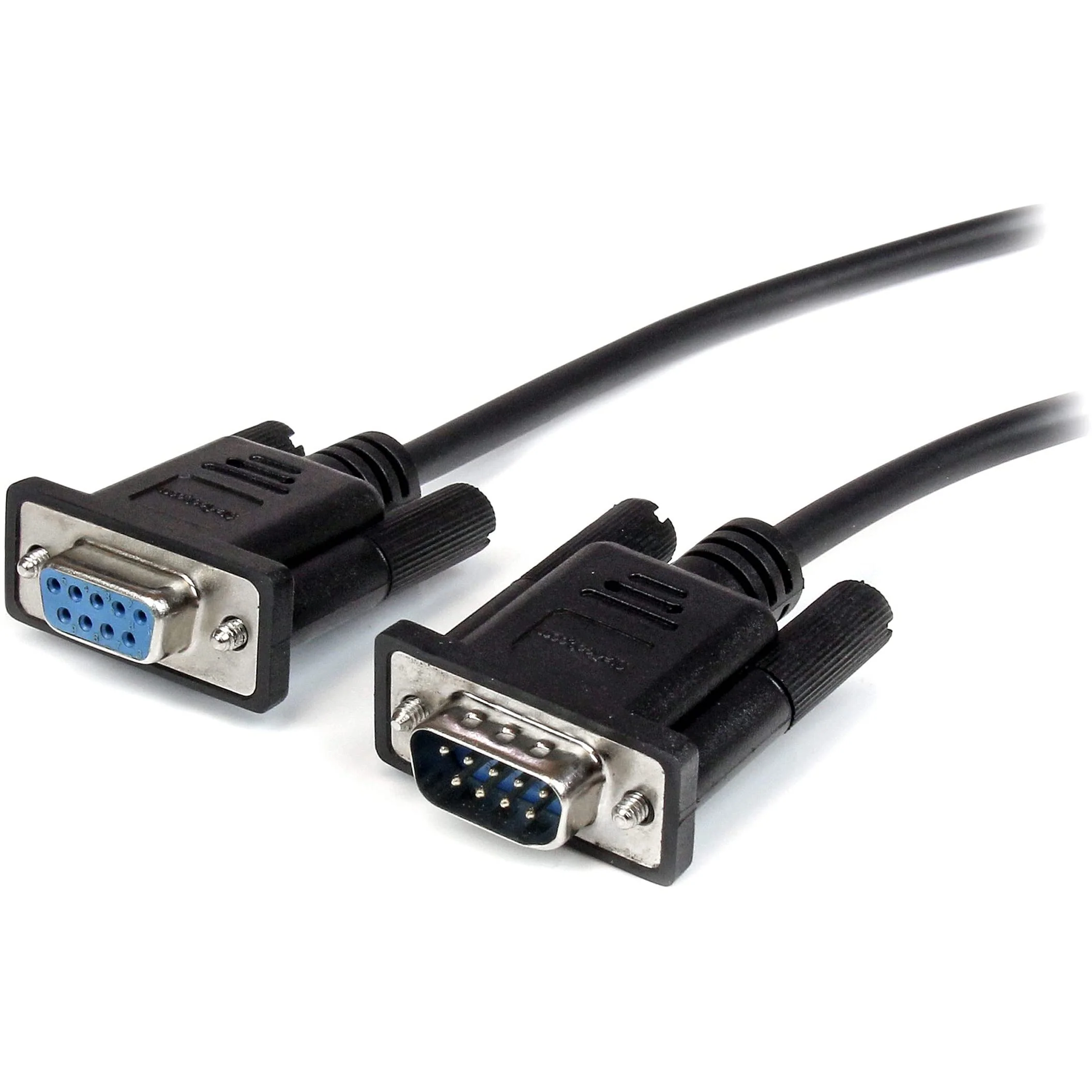 StarTech.com 1m Black Straight Through DB9 RS232 Serial Cable - DB9 RS232 Serial Extension Cable - Male to Female Cable (MXT1001MBK) 3.3 ft / 1 m